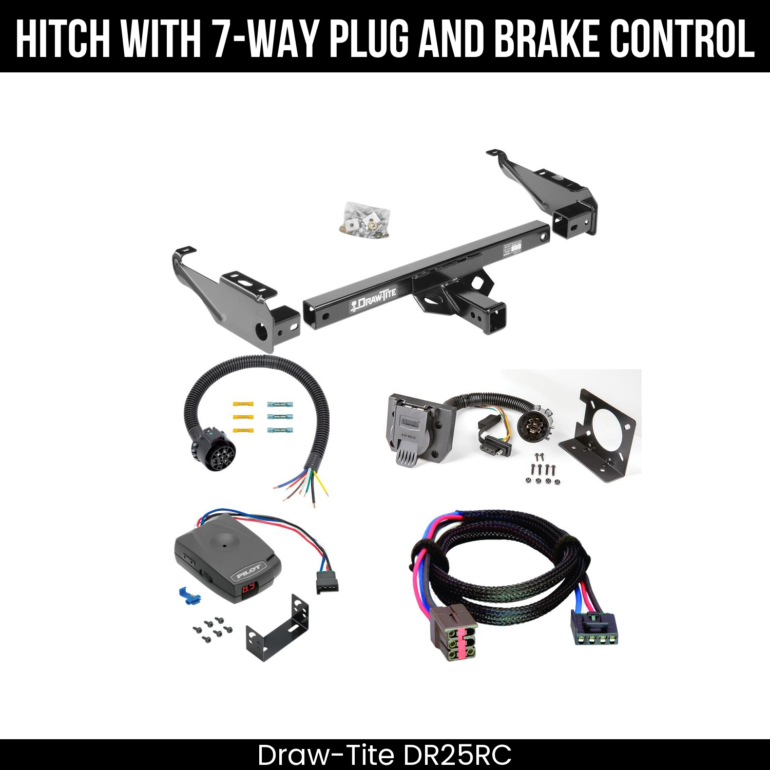 Trailer Hitch , 7-Way , Pro Series Pilot Brake Control
