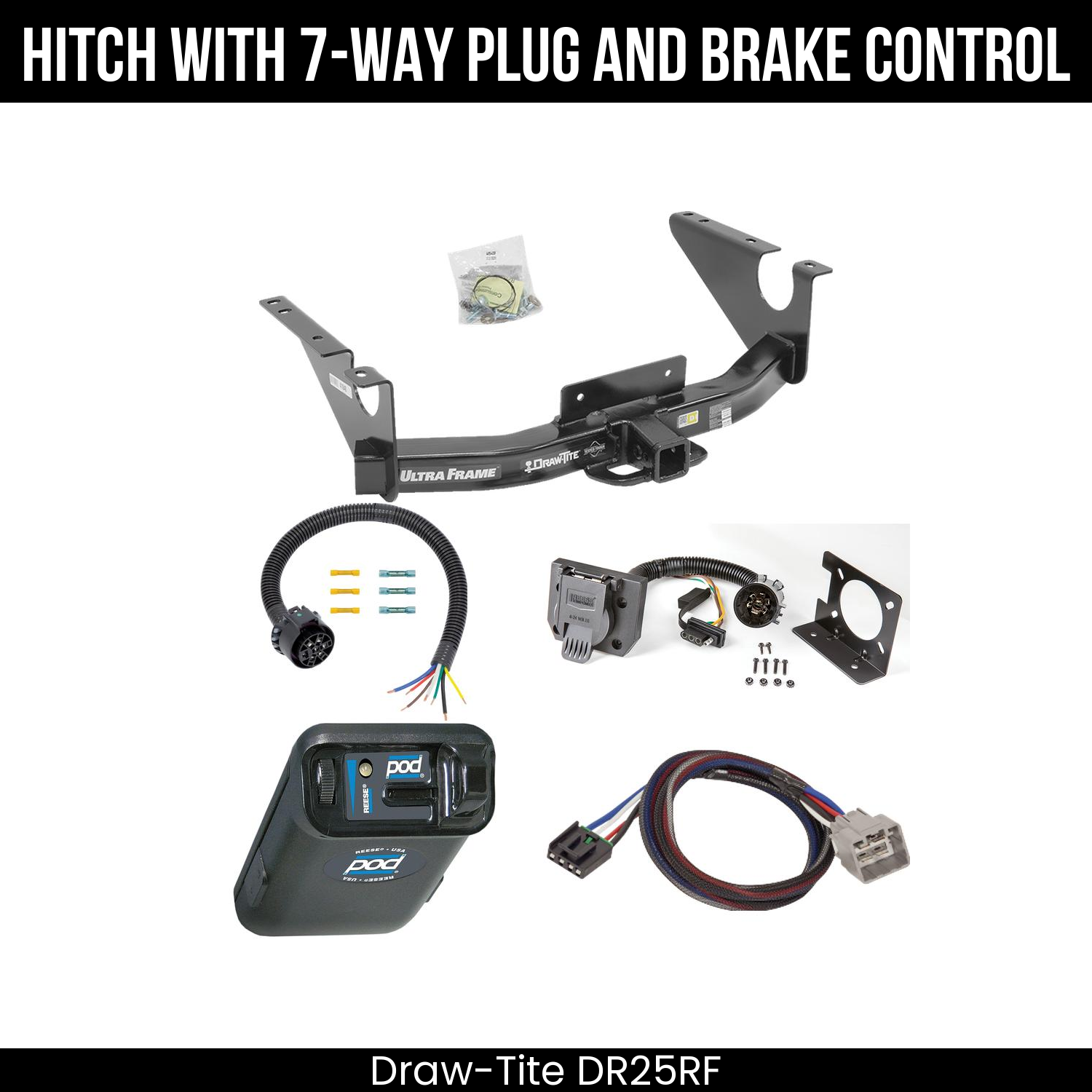 Trailer Hitch , 7-Way , Reese POD Brake Control