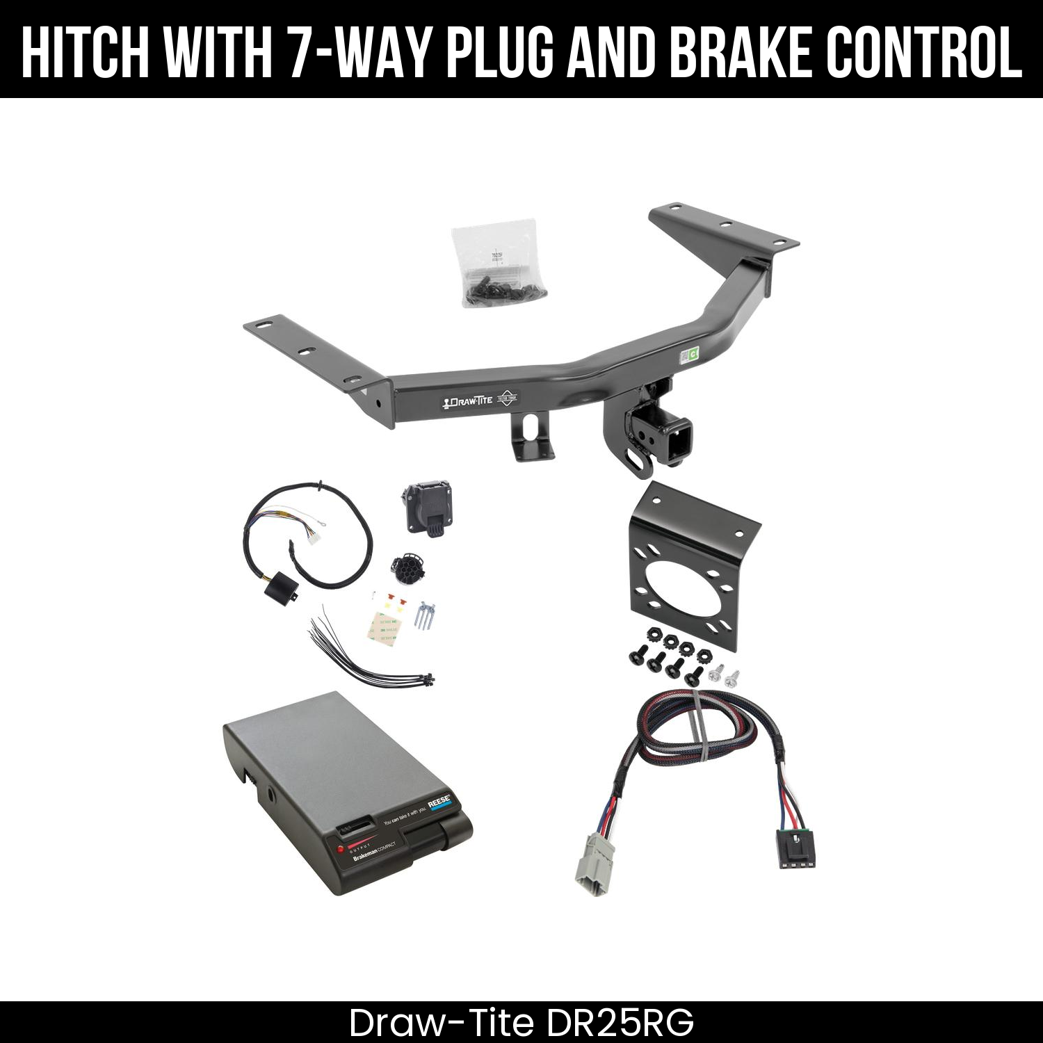 Trailer Hitch , 7-Way , Reese Brakeman Brake Control