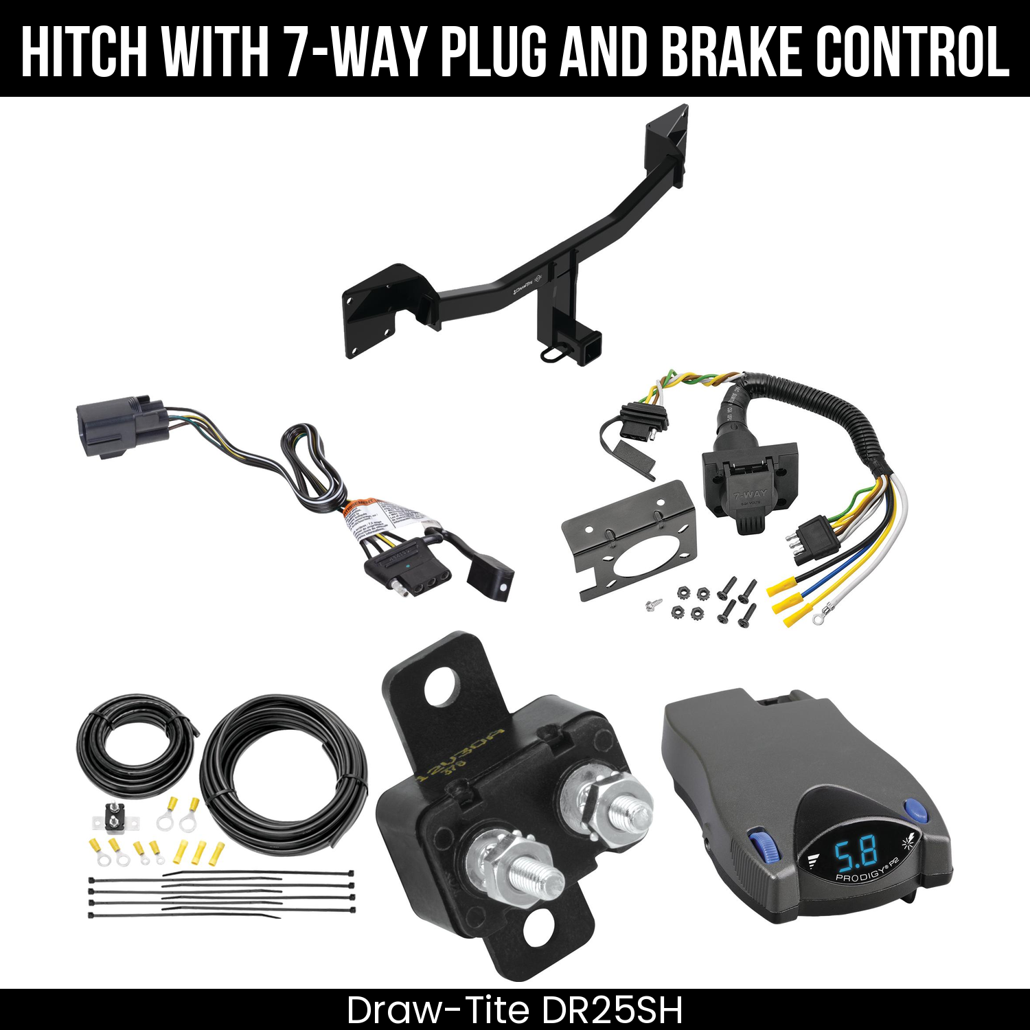 Trailer Hitch , 7-Way , Tekonsha Prodigy P2 Brake Control
