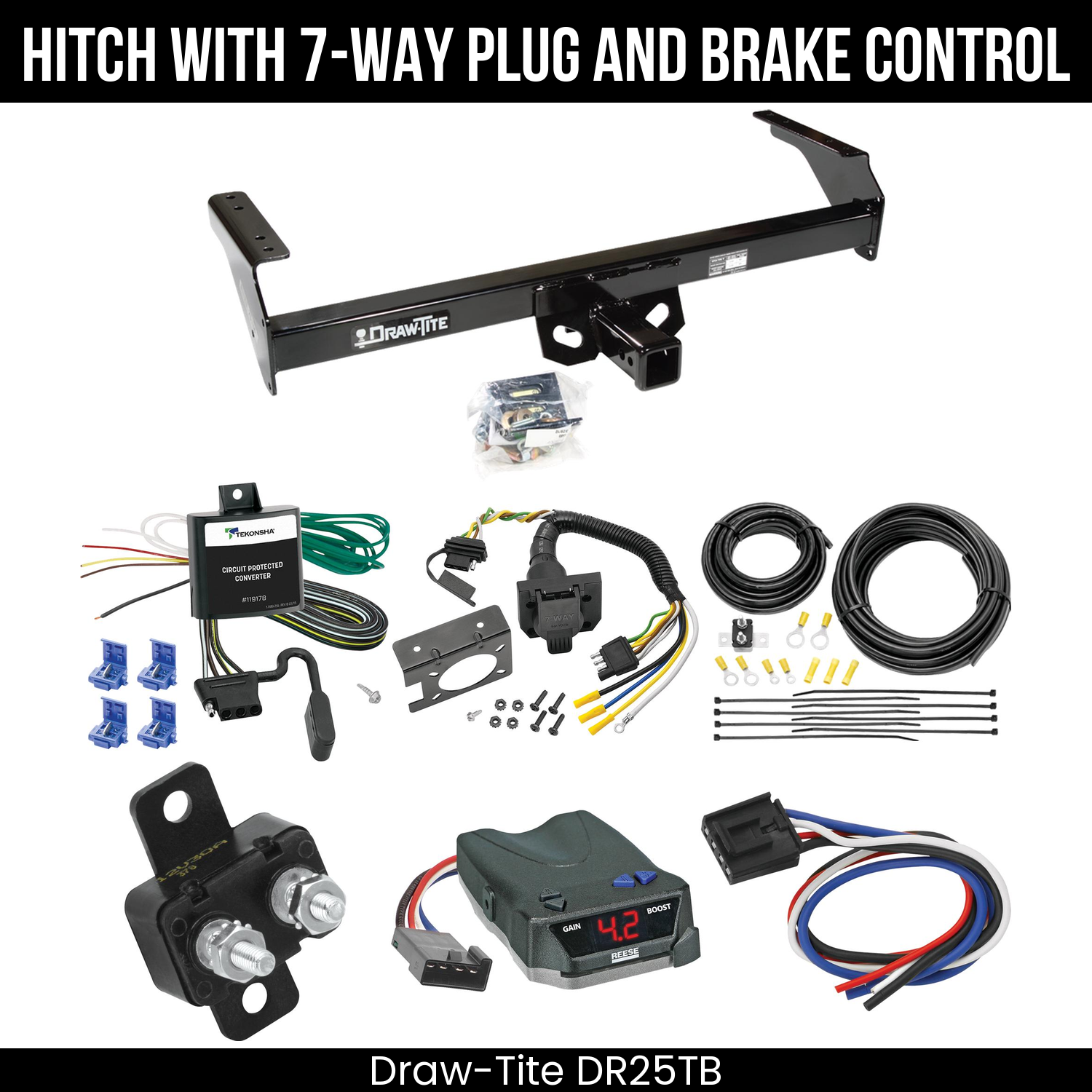 Trailer Hitch , 7-Way , Reese Brake EVN Control