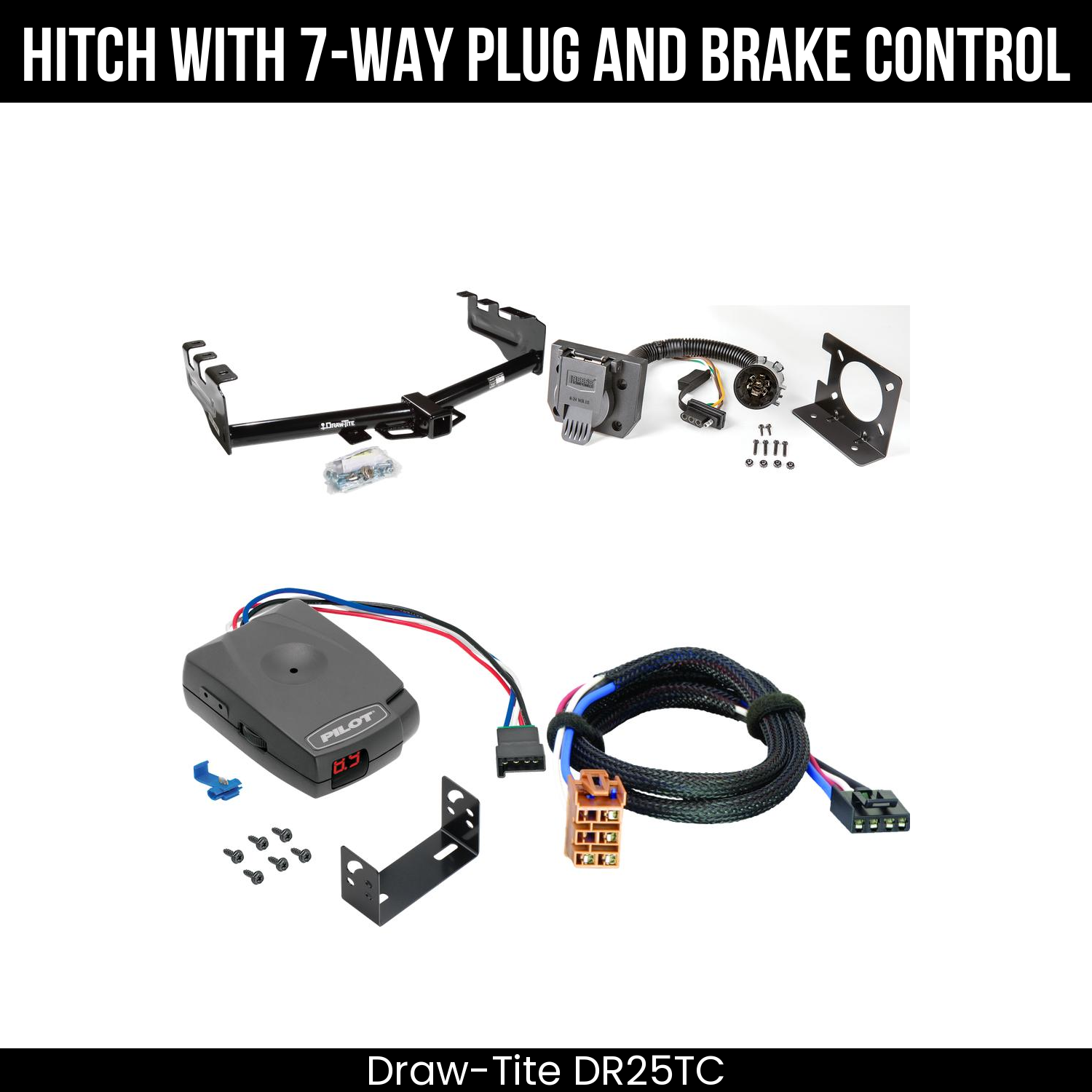 Trailer Hitch , 7-Way , Pro Series Pilot Brake Control
