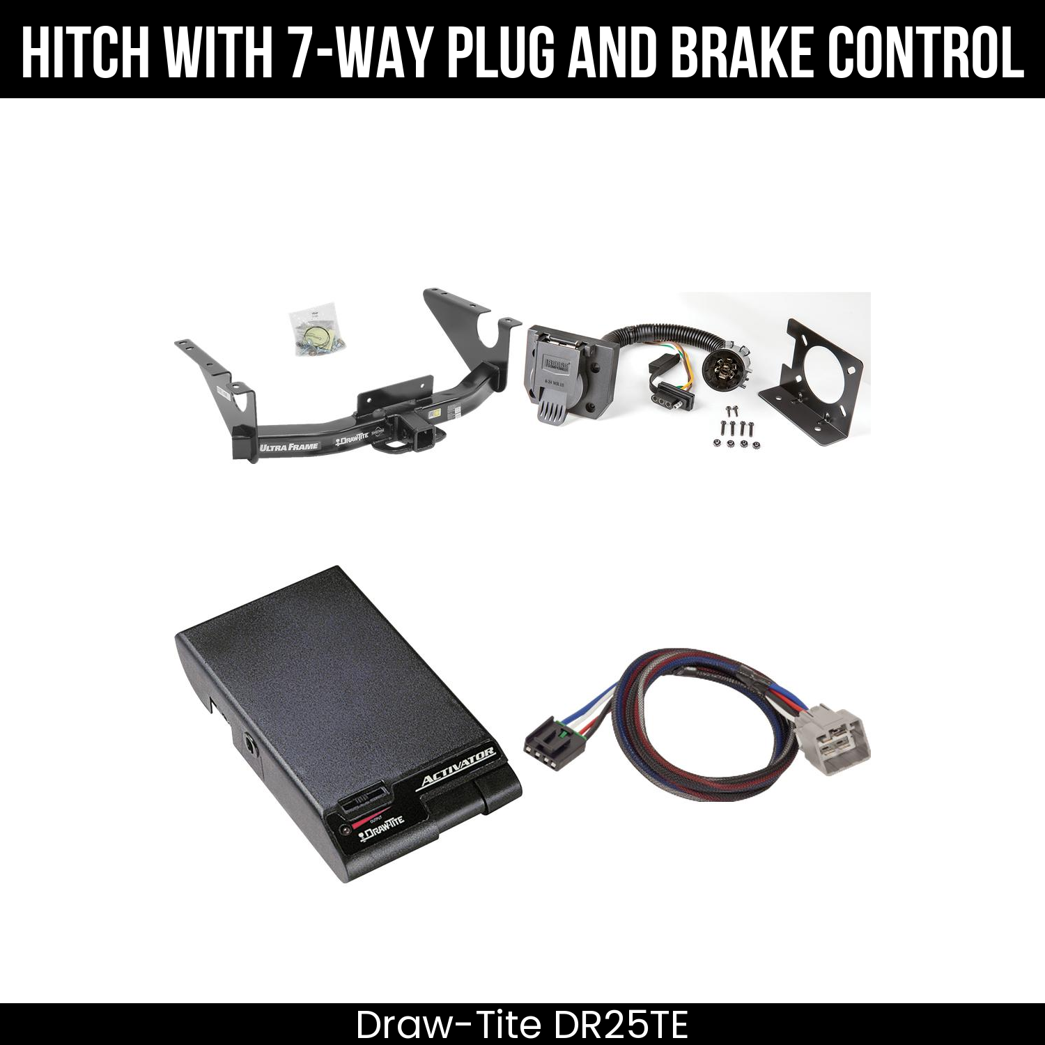 Trailer Hitch , 7-Way , Draw-Tite Activator Brake Control