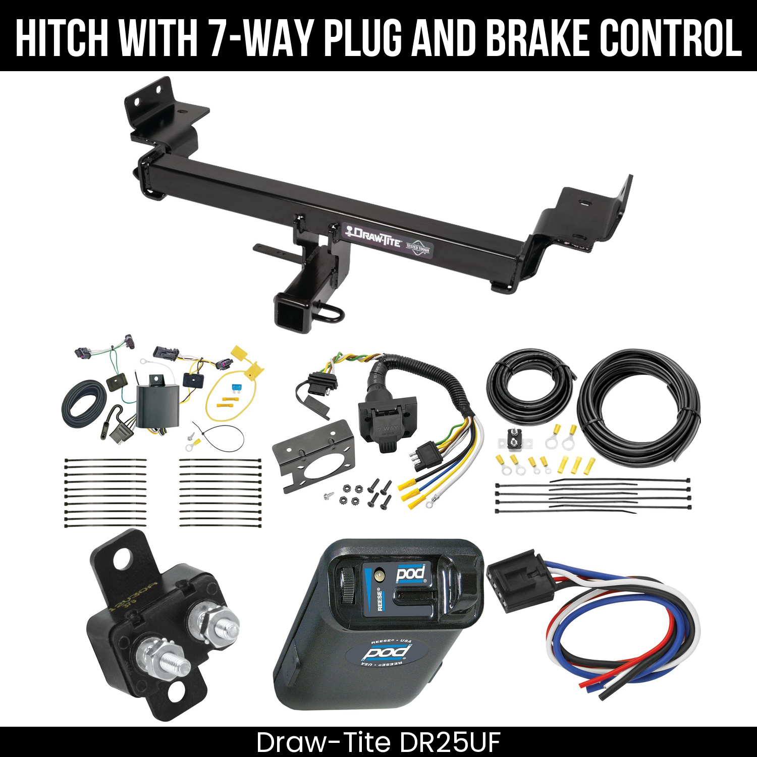 Trailer Hitch , 7-Way , Reese POD Brake Control
