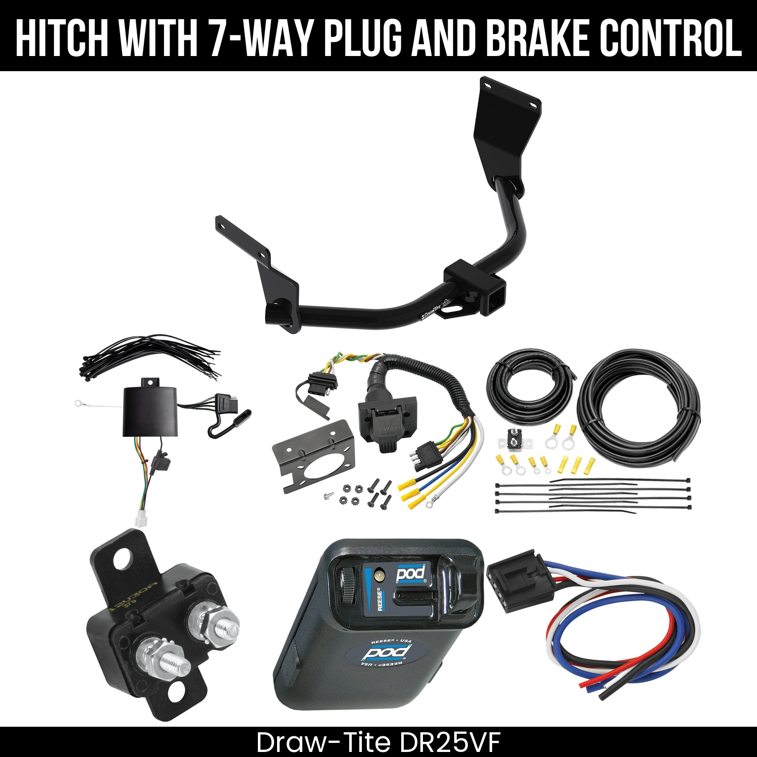 Trailer Hitch , 7-Way , Reese POD Brake Control