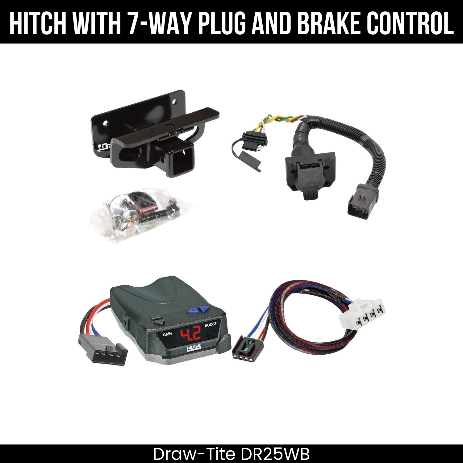 Trailer Hitch , 7-Way , Reese Brake EVN Control