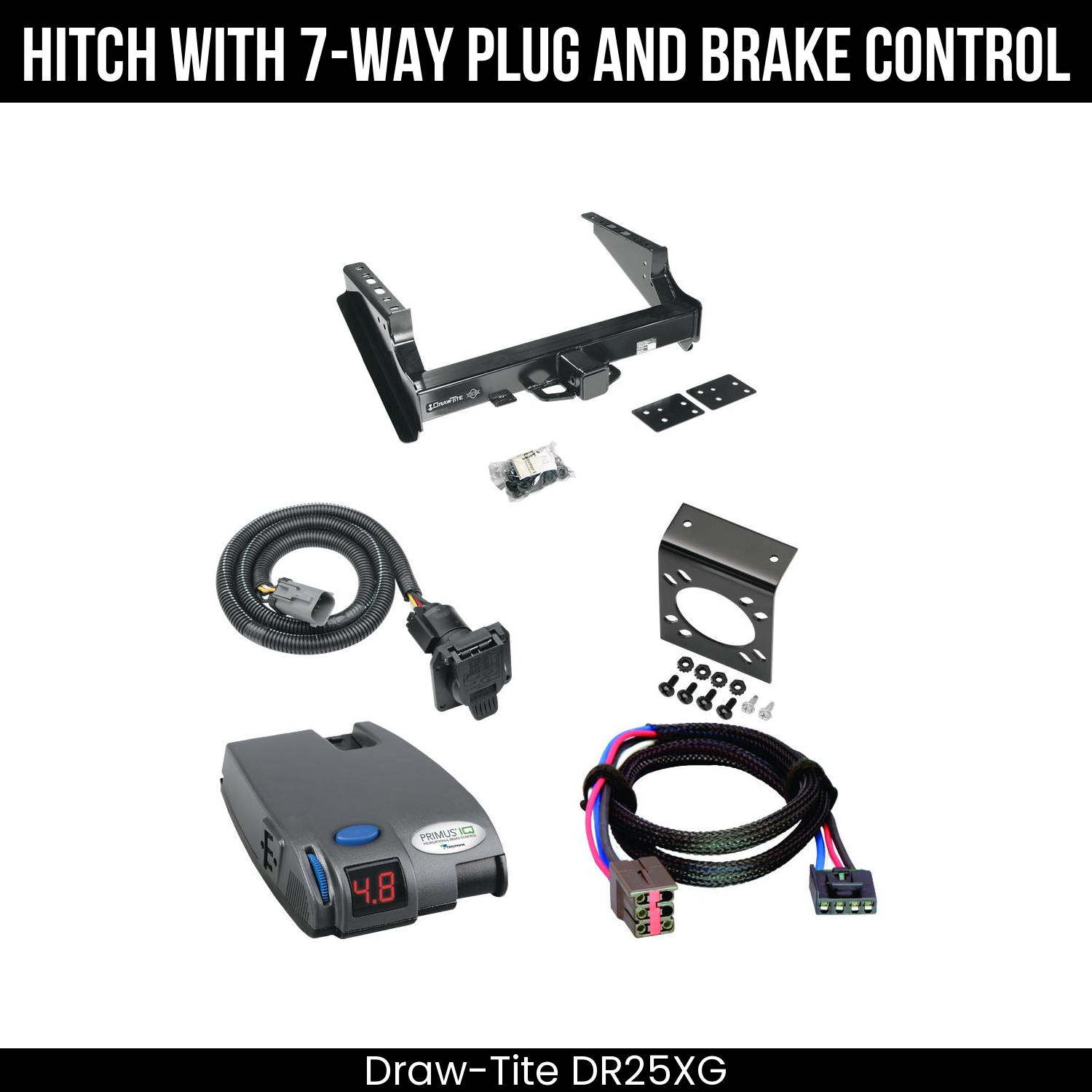Trailer Hitch , 7-Way , Tekonsha Primus IQ Brake Control