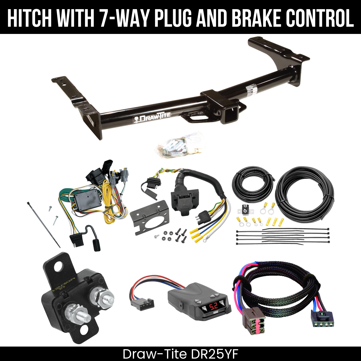 Trailer Hitch , 7-Way , Reese Brakeman IV Brake Control
