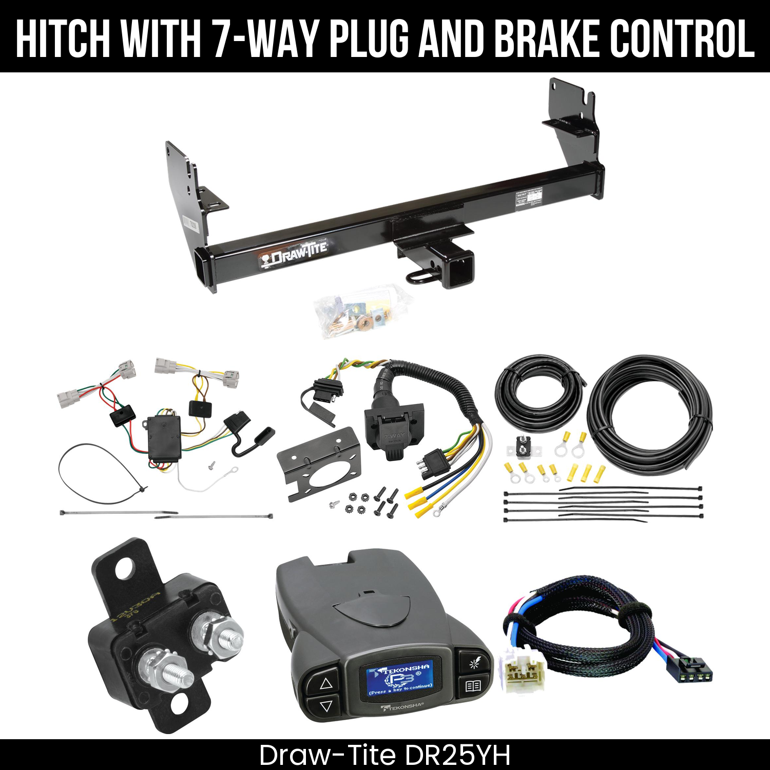 Trailer Hitch , 7-Way , Tekonsha Prodigy P3 Brake Control