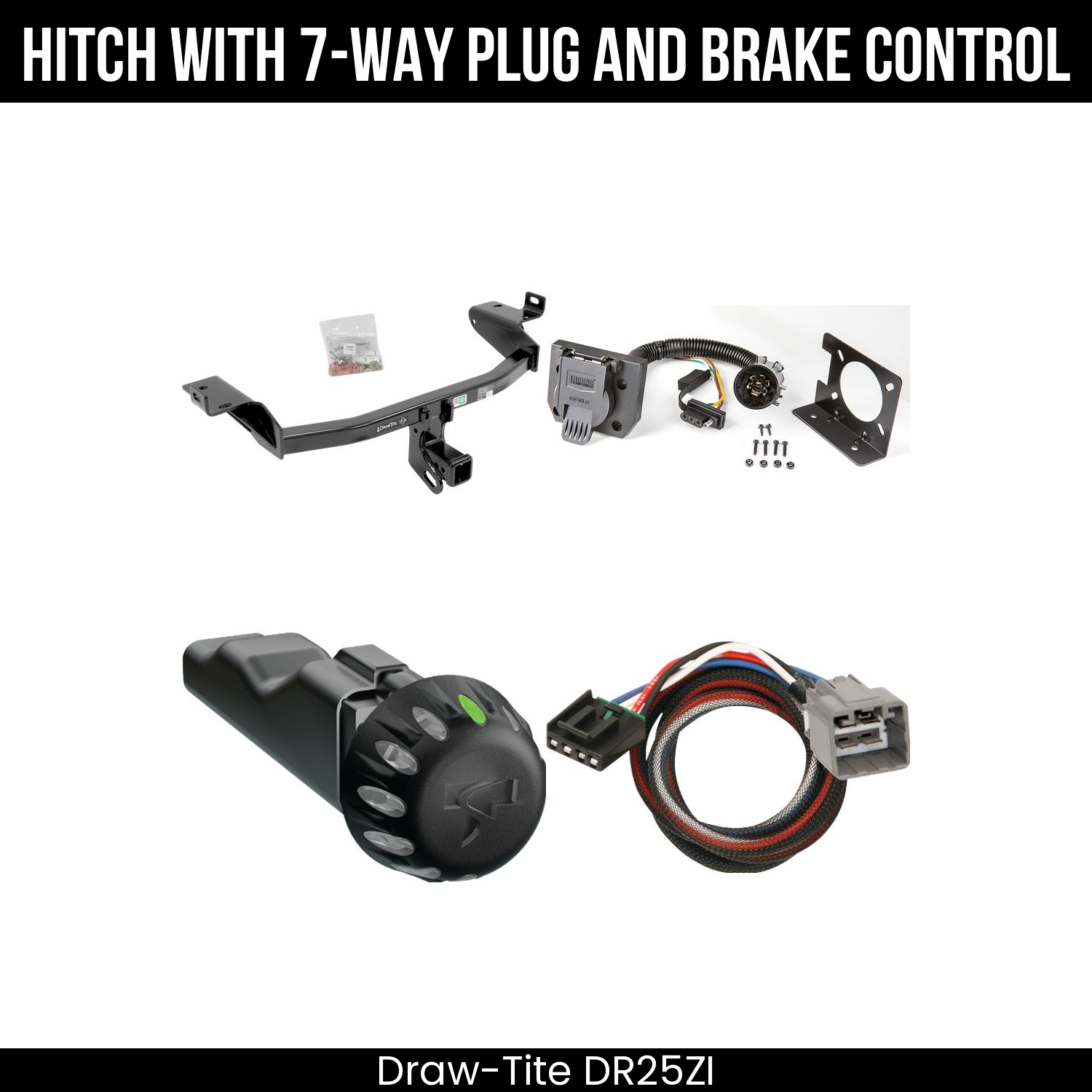 Trailer Hitch , 7-Way , Tekonsha Voyager iD Smart Brake Control