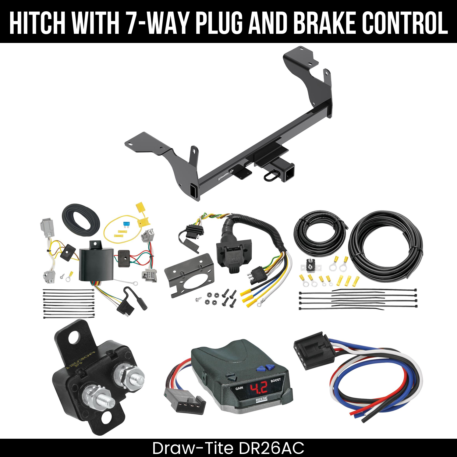 Trailer Hitch , 7-Way , Reese Brake EVN Control