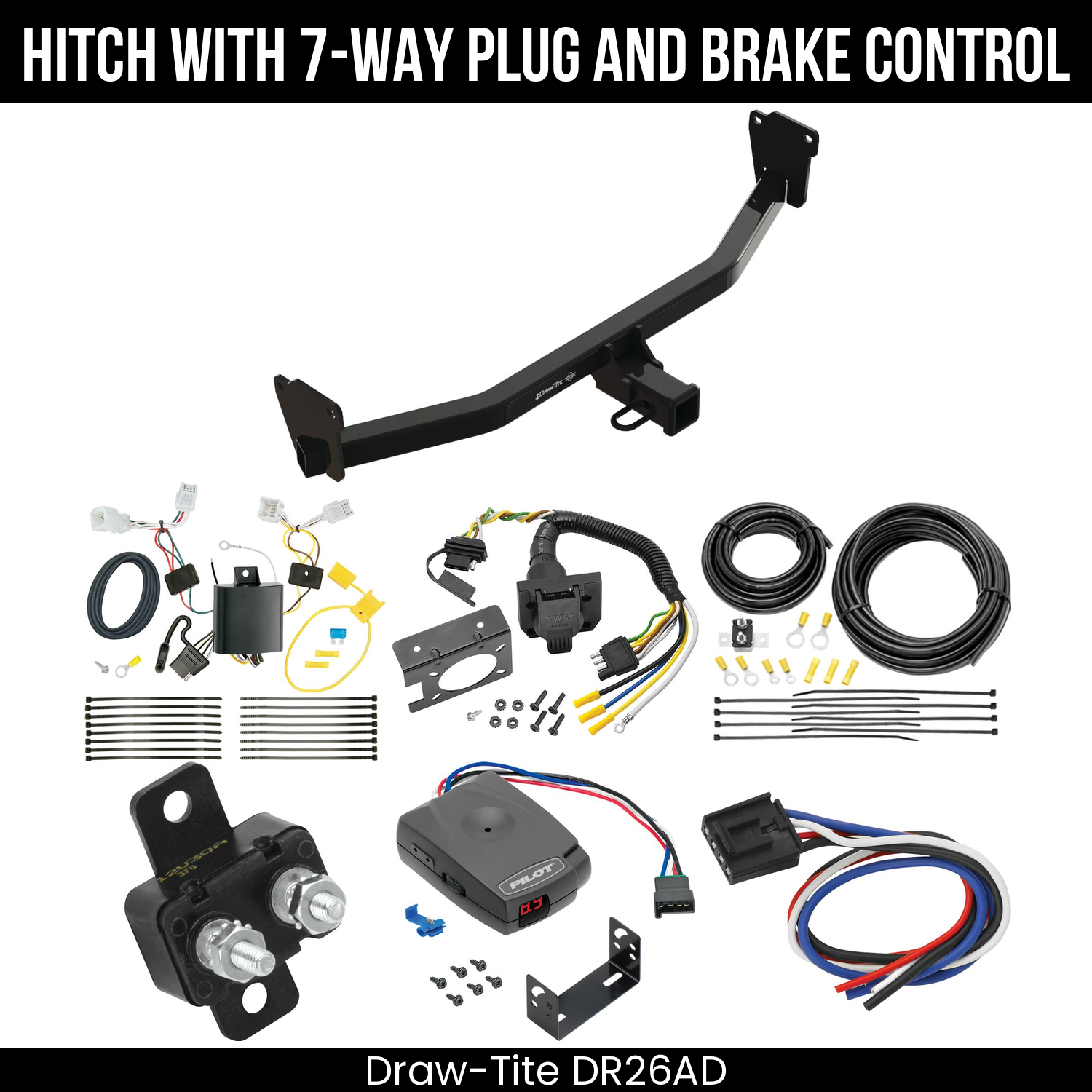 Trailer Hitch , 7-Way , Pro Series Pilot Brake Control