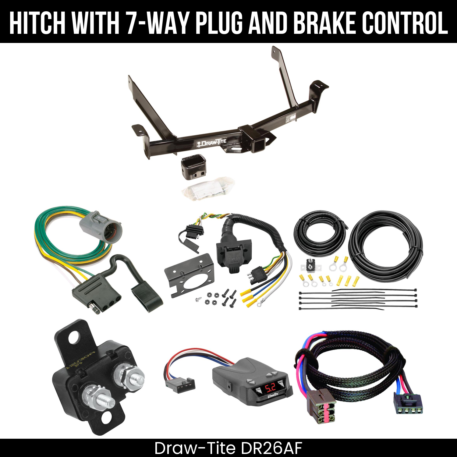 Trailer Hitch , 7-Way , Draw-Tite Activator IV Brake Control