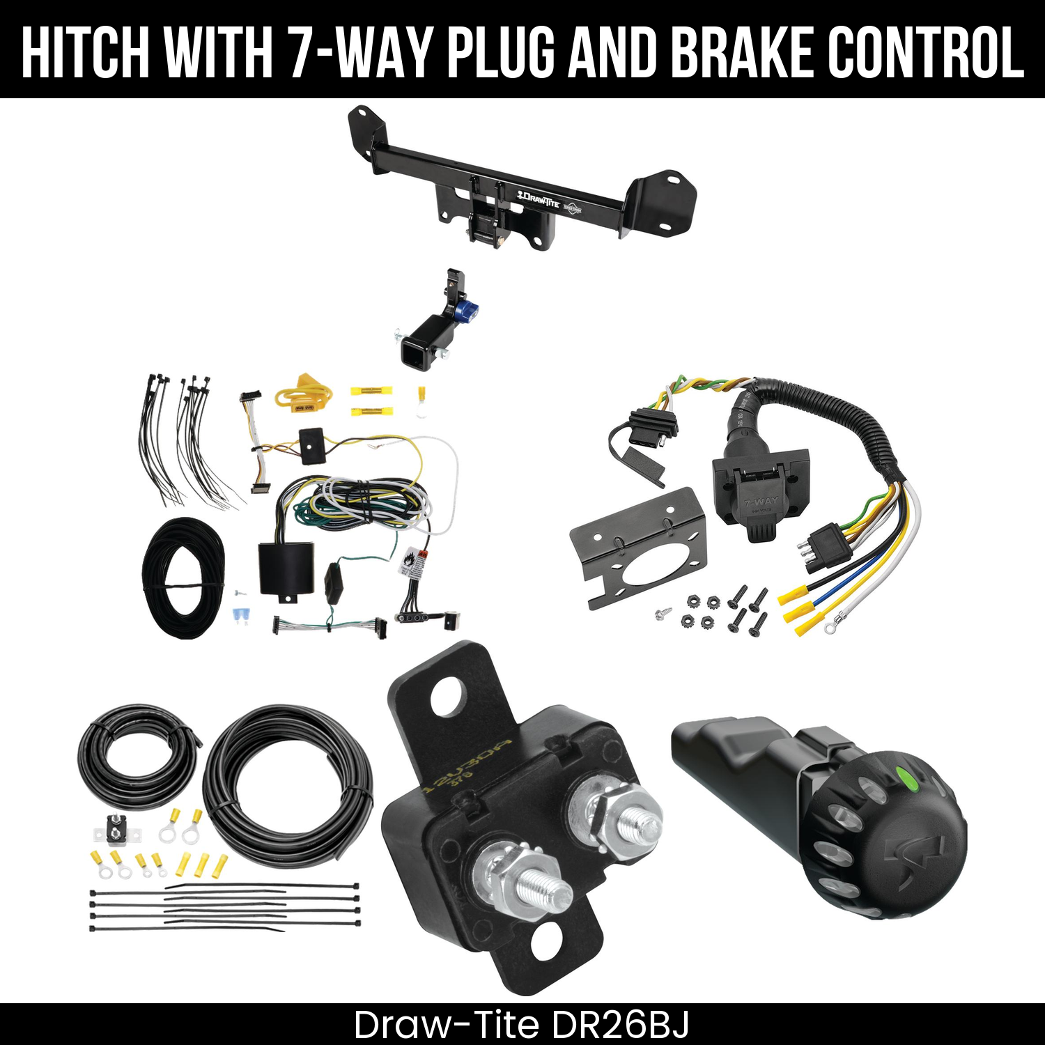 Trailer Hitch , 7-Way , Tekonsha Voyager iD Smart Brake Control