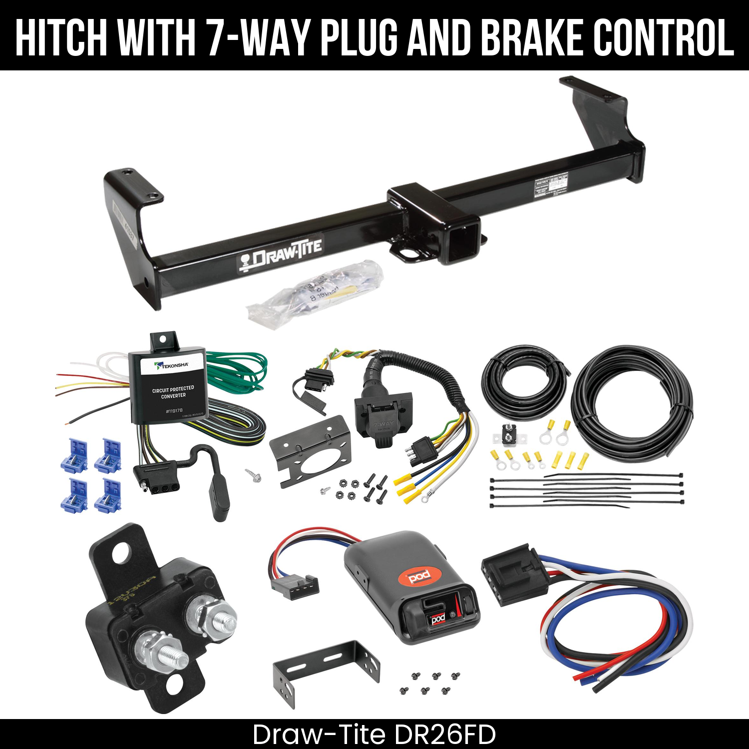Trailer Hitch , 7-Way , Pro Series POD Brake Control