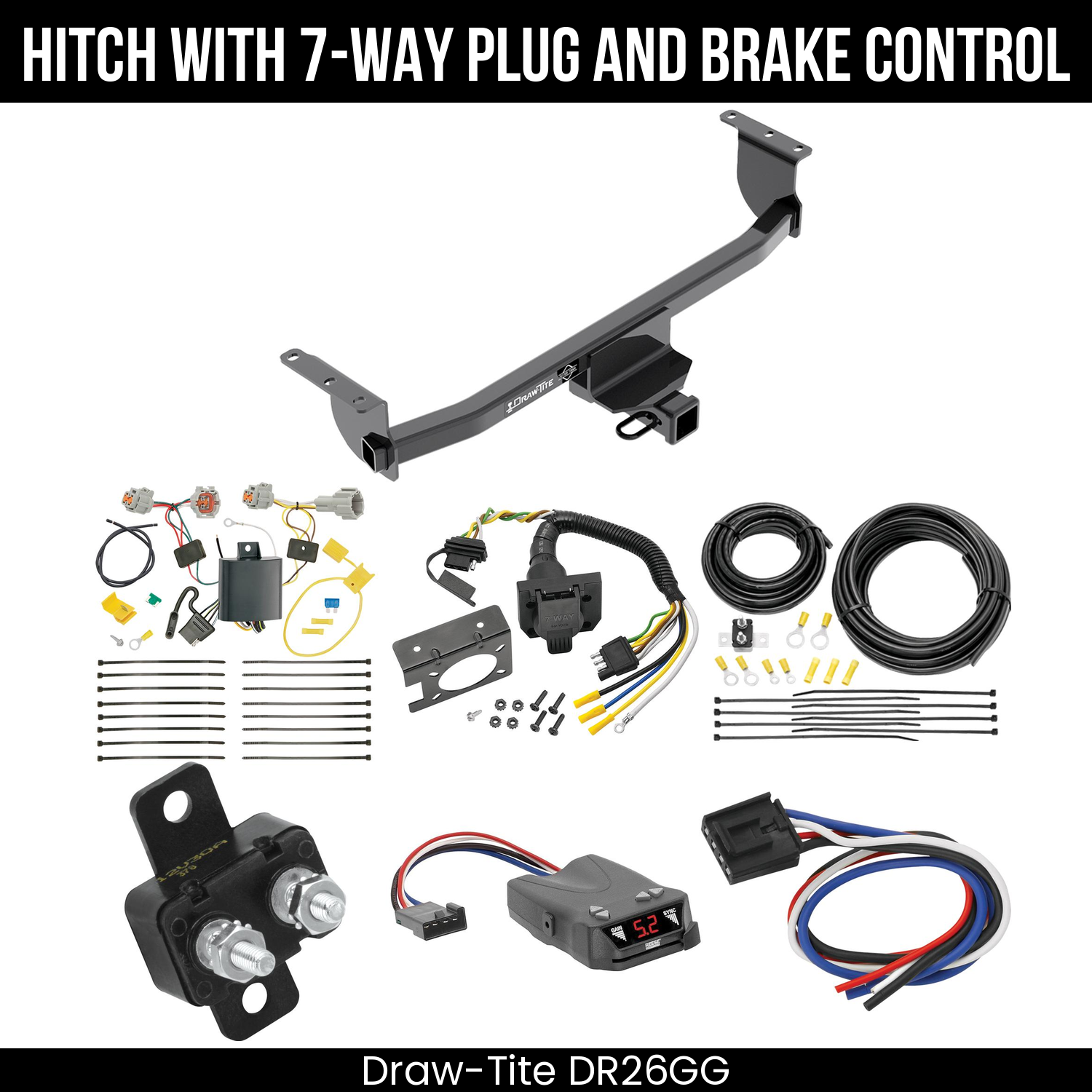 Trailer Hitch , 7-Way , Reese Brakeman IV Brake Control