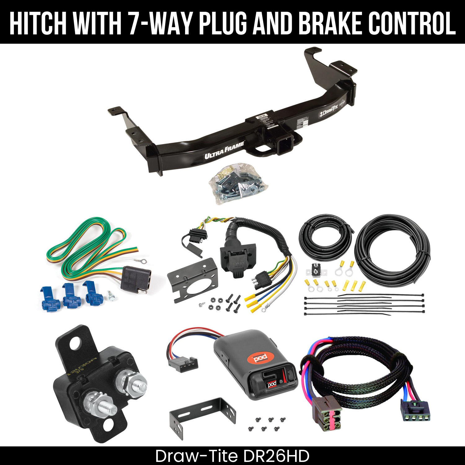 Trailer Hitch , 7-Way , Pro Series POD Brake Control