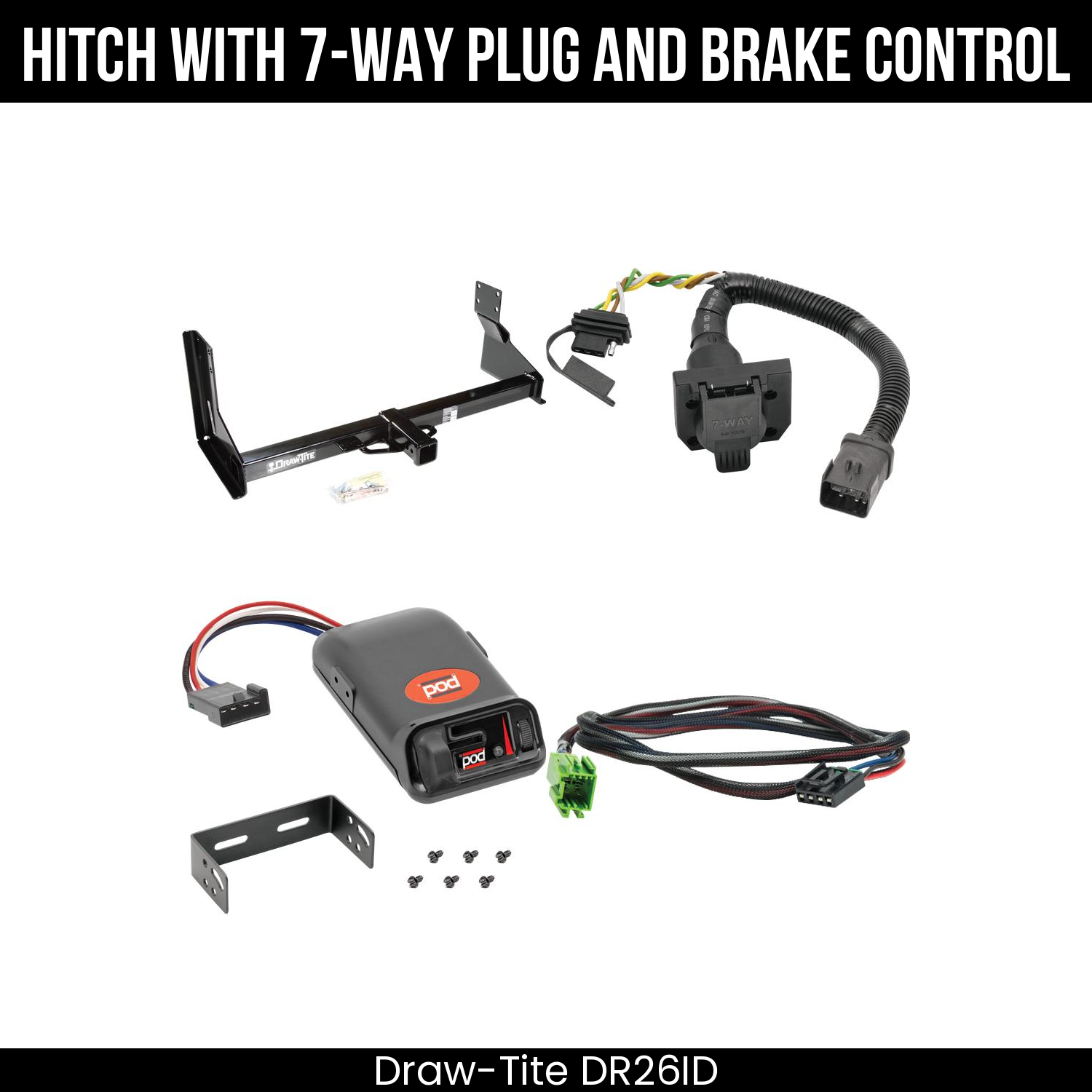 Trailer Hitch , 7-Way , Pro Series POD Brake Control