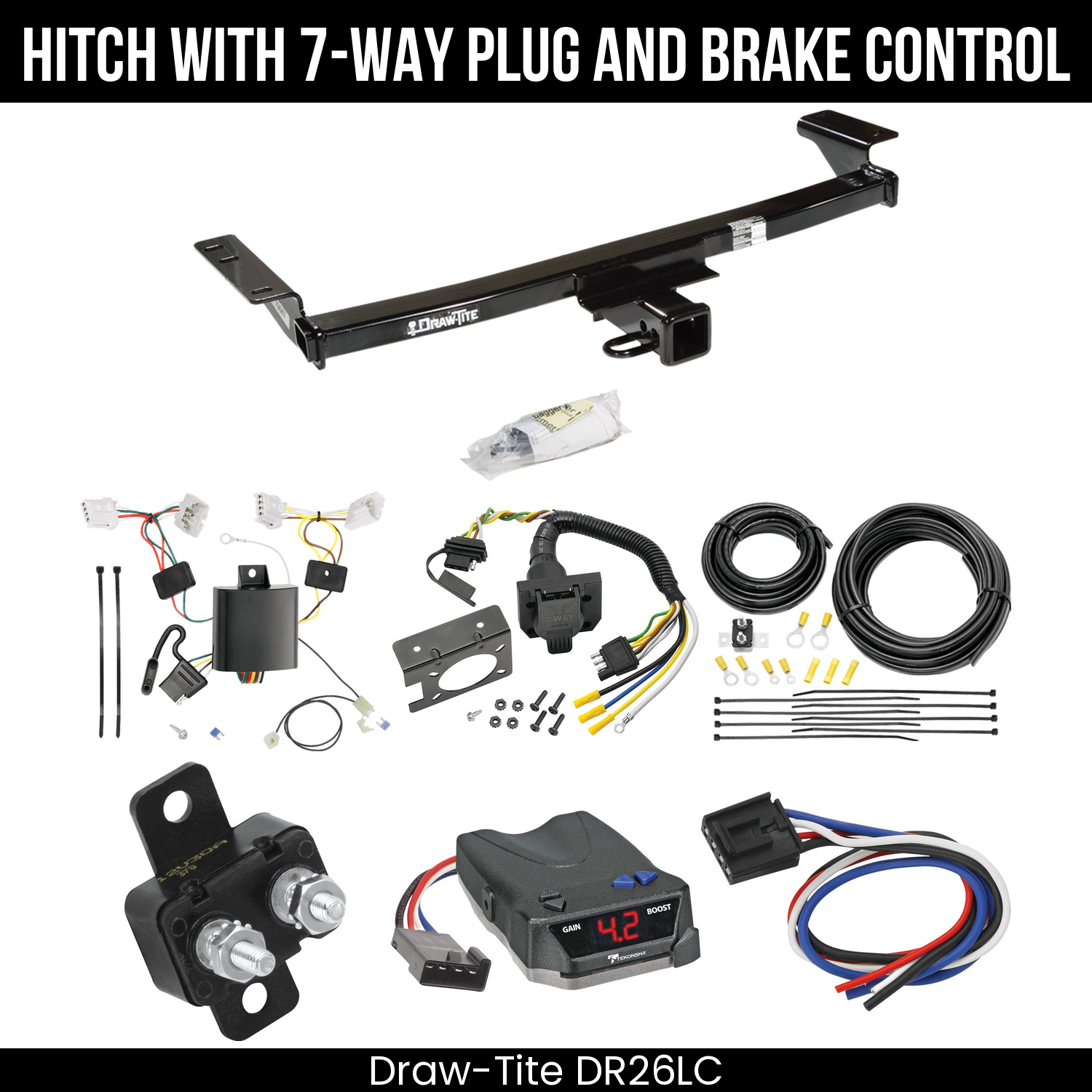 Trailer Hitch , 7-Way , Tekonsha Brake EVN Control