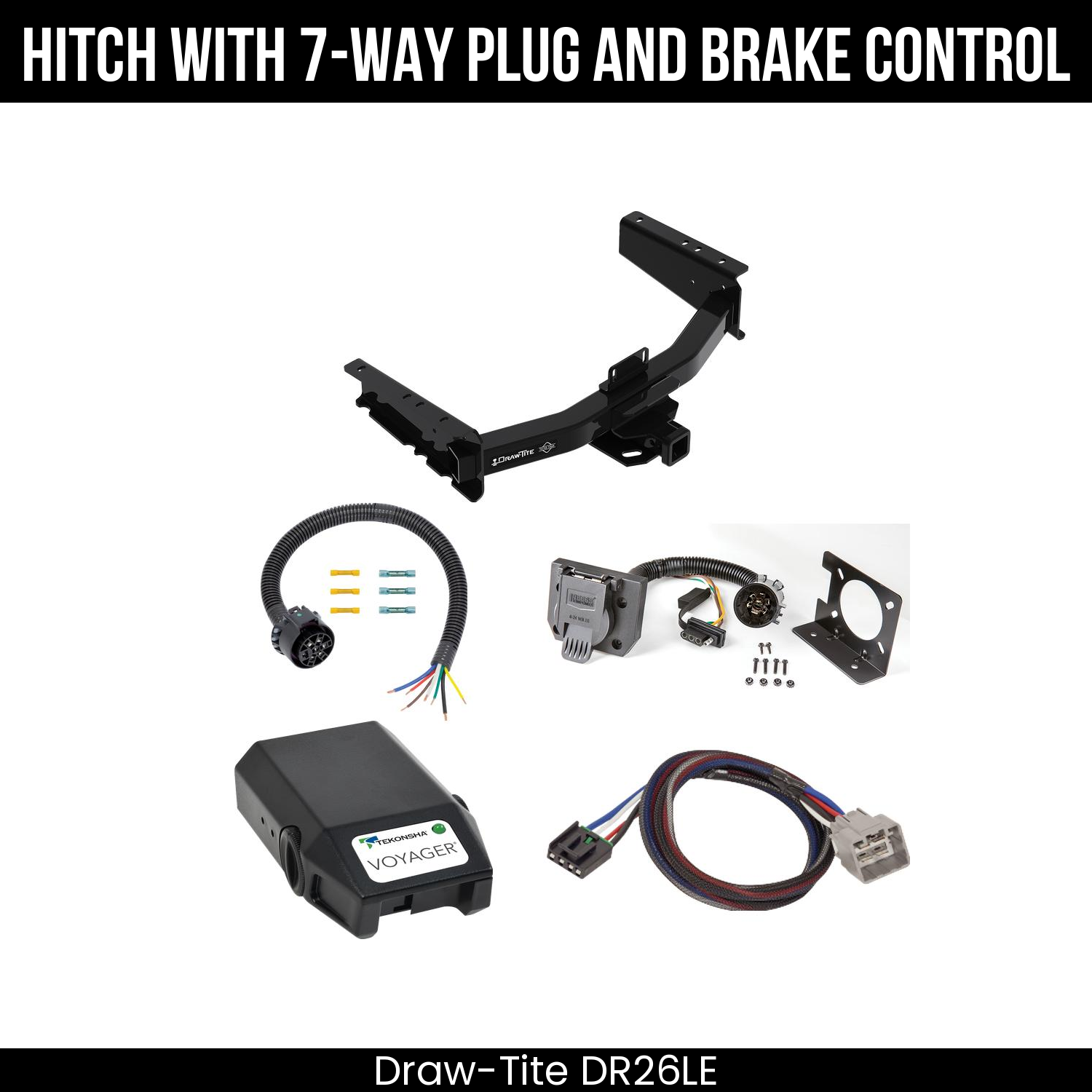 Trailer Hitch , 7-Way , Tekonsha Voyager Brake Control