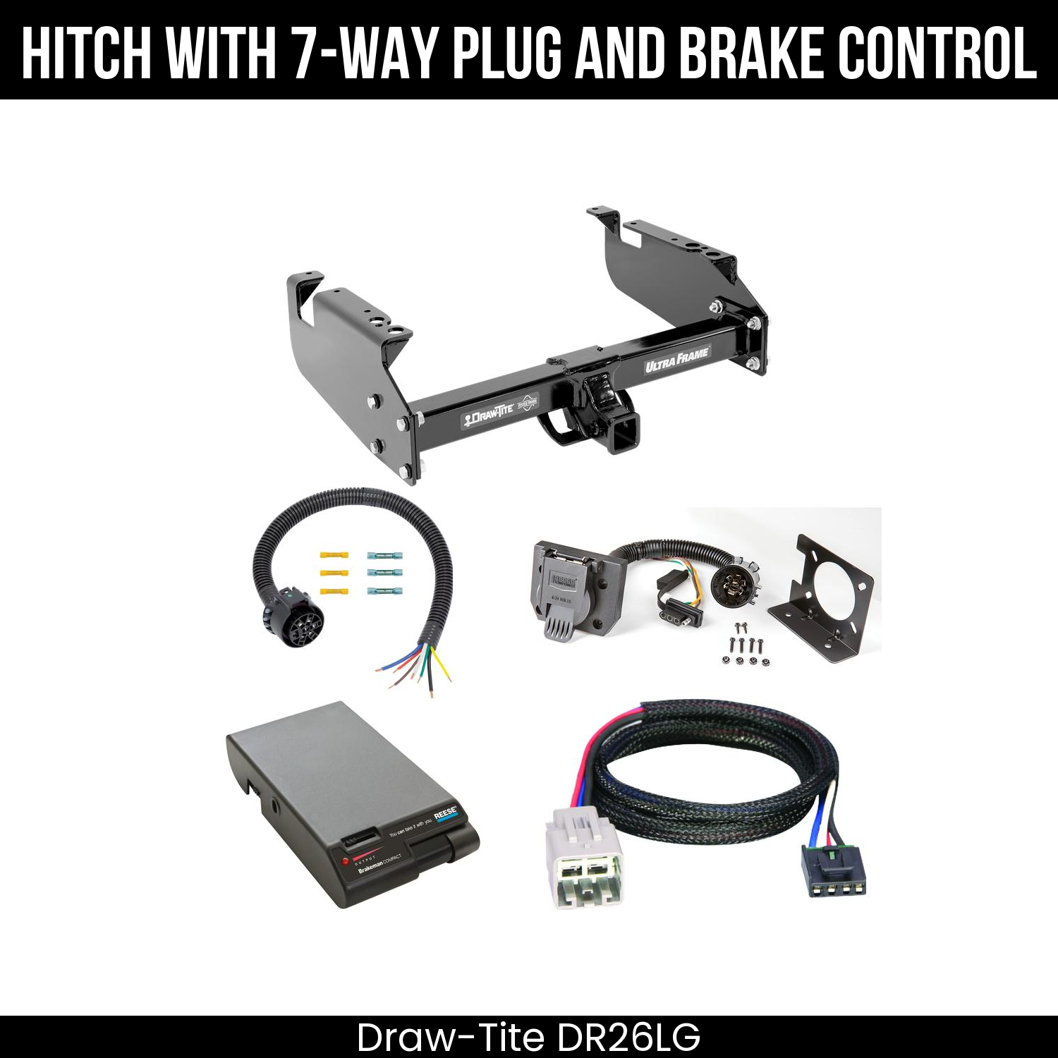 Trailer Hitch , 7-Way , Reese Brakeman Brake Control