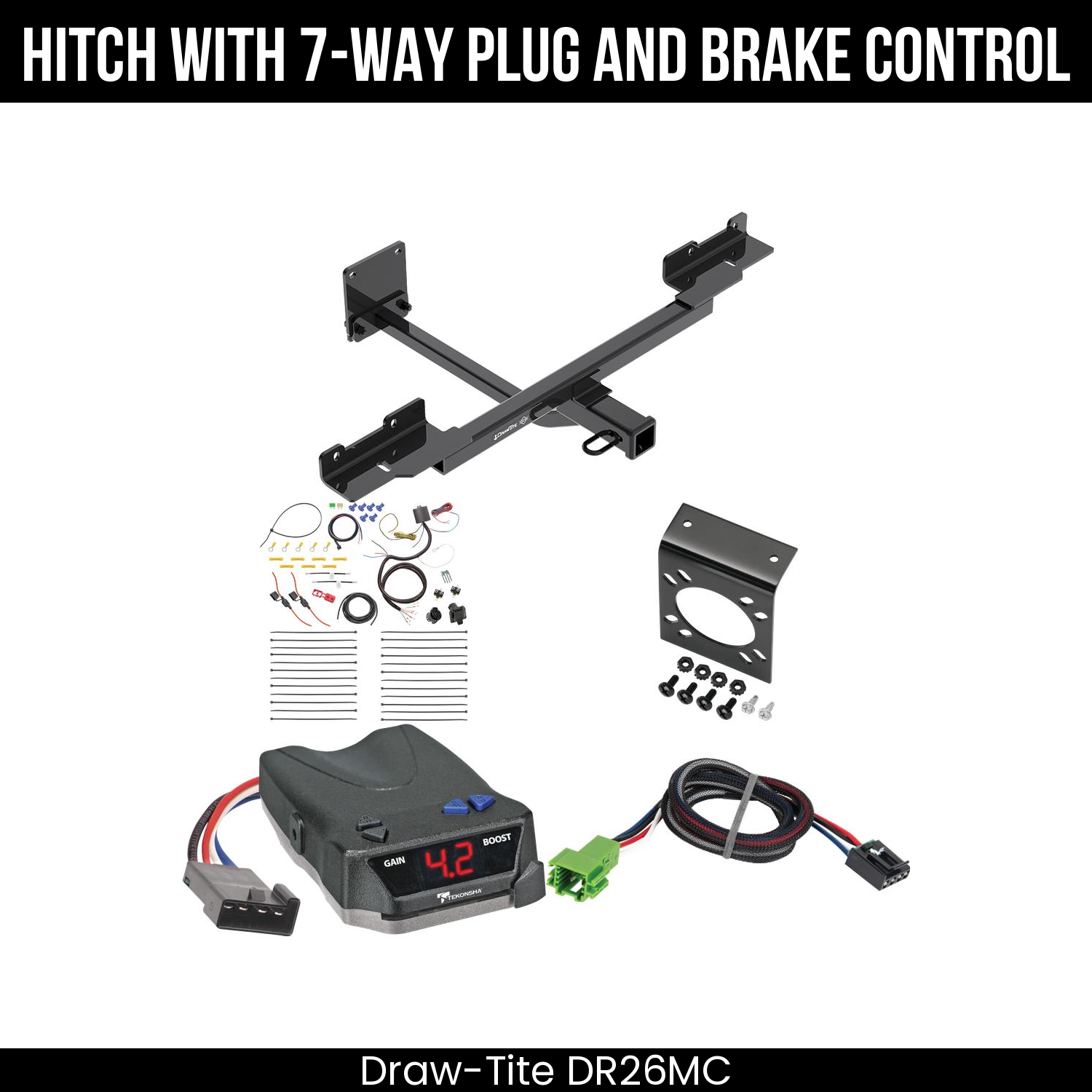 Trailer Hitch , 7-Way , Tekonsha Brake EVN Control