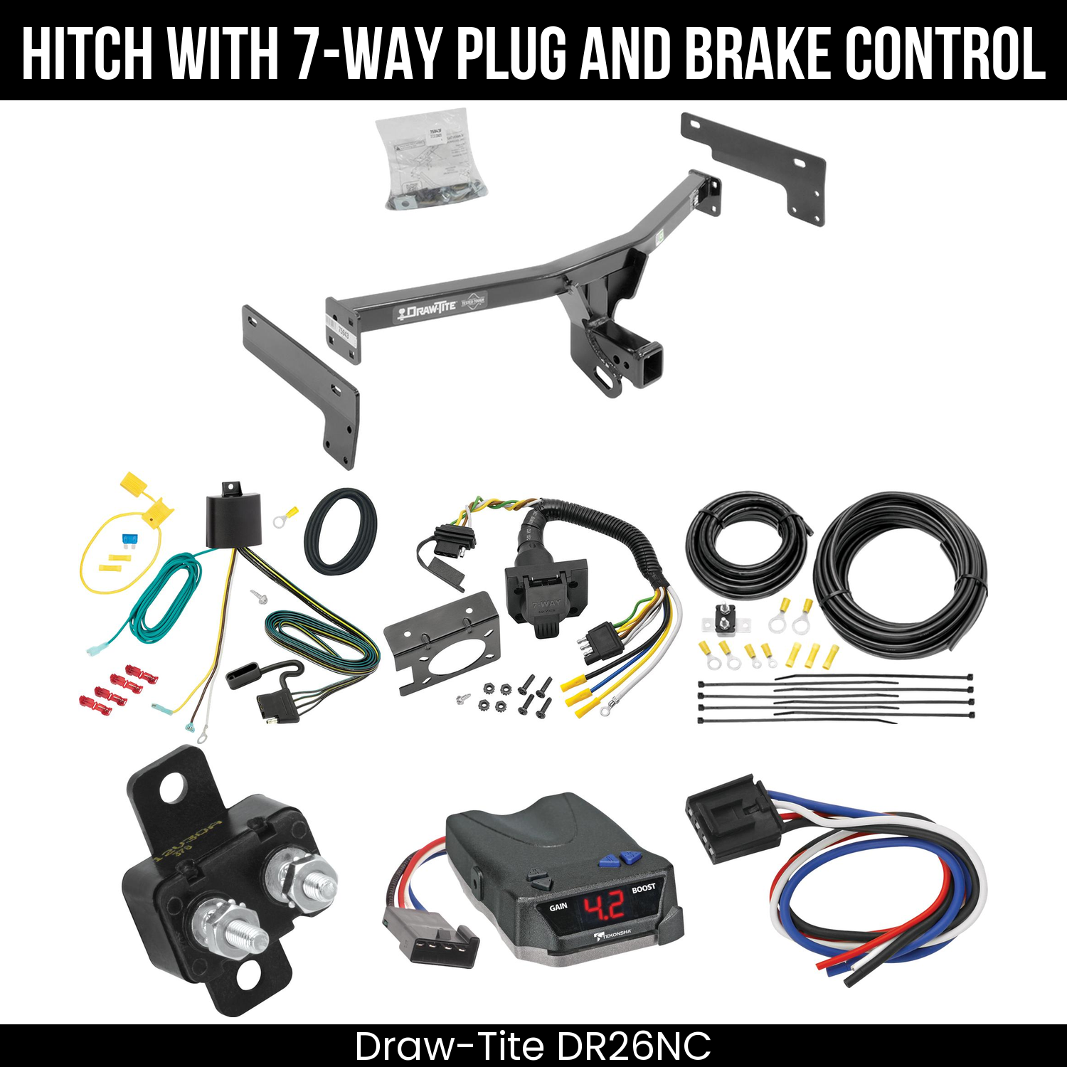 Trailer Hitch , 7-Way , Tekonsha Brake EVN Control