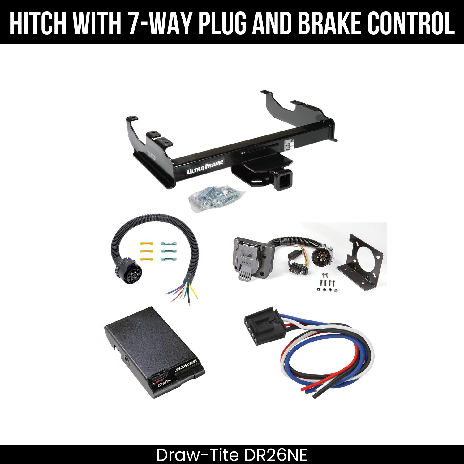 Trailer Hitch , 7-Way , Draw-Tite Activator Brake Control
