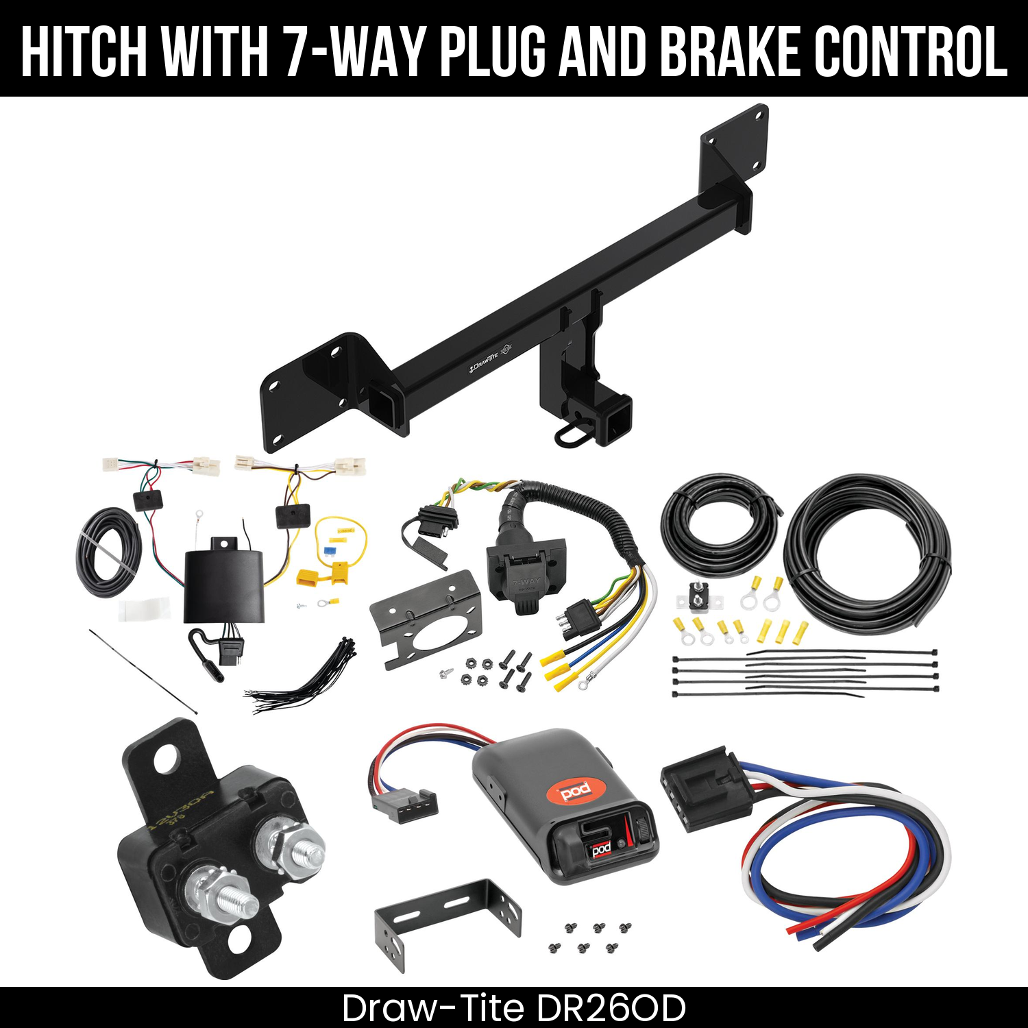 Trailer Hitch , 7-Way , Pro Series POD Brake Control