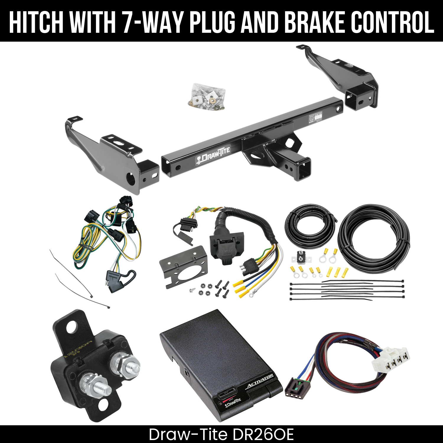 Trailer Hitch , 7-Way , Draw-Tite Activator Brake Control
