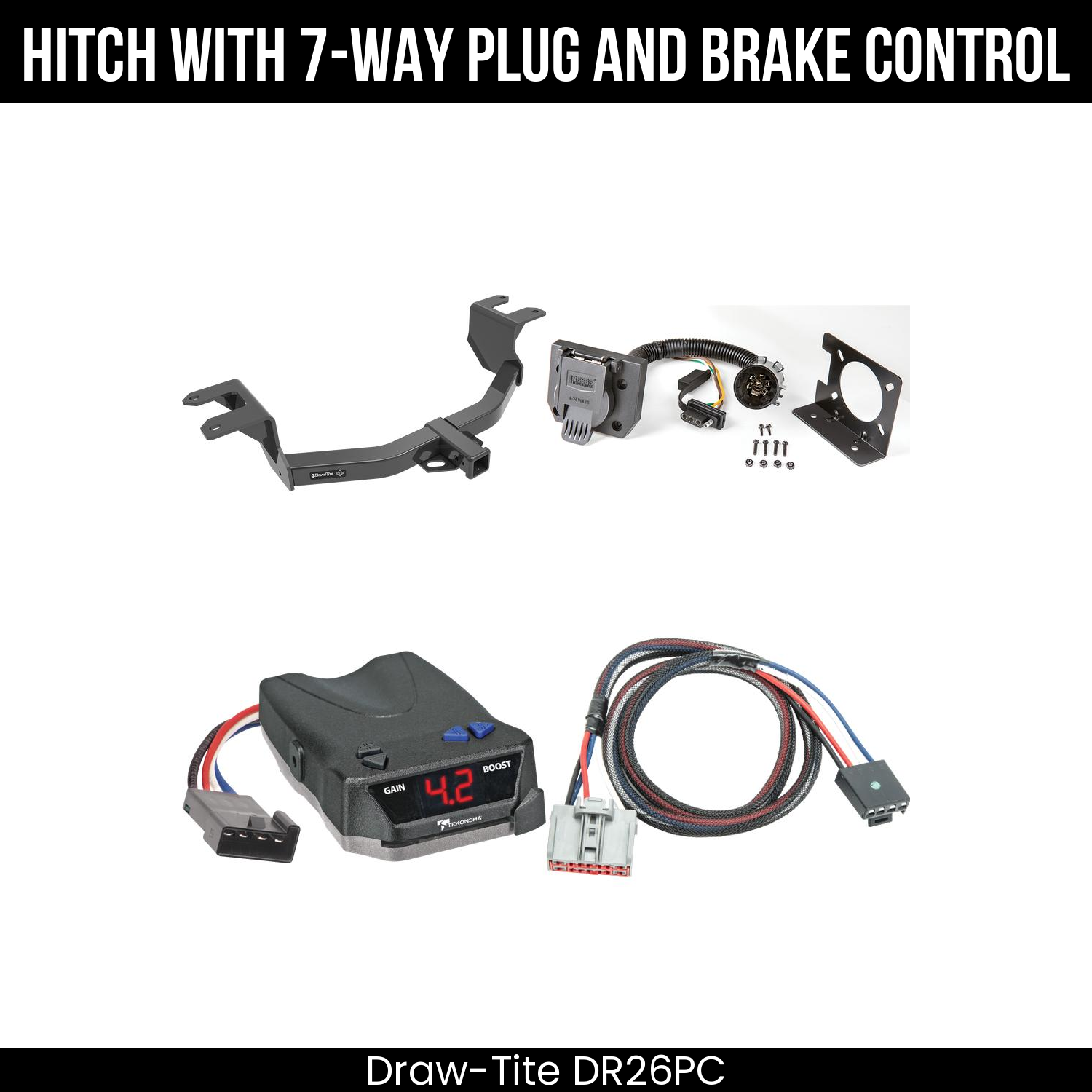 Trailer Hitch , 7-Way , Tekonsha Brake EVN Control