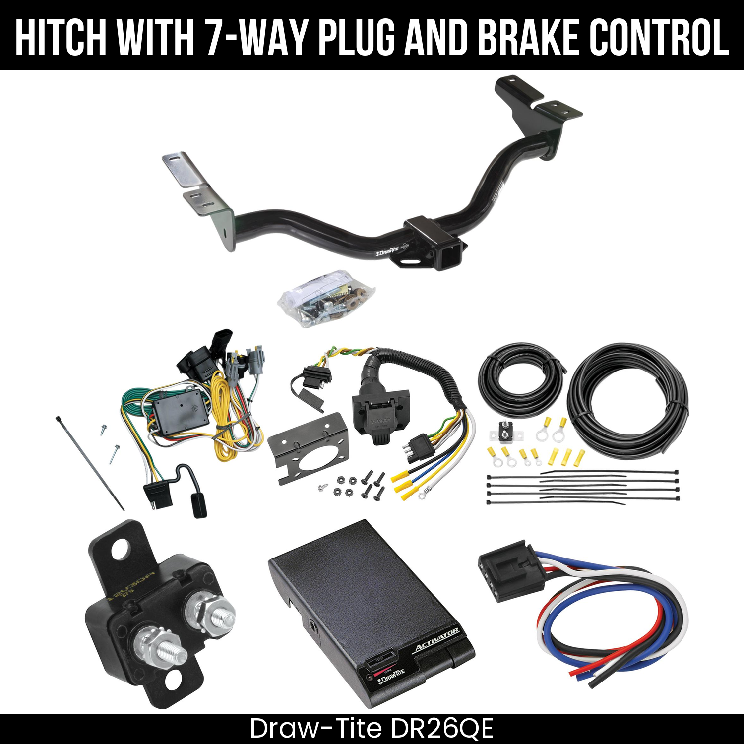 Trailer Hitch , 7-Way , Draw-Tite Activator Brake Control