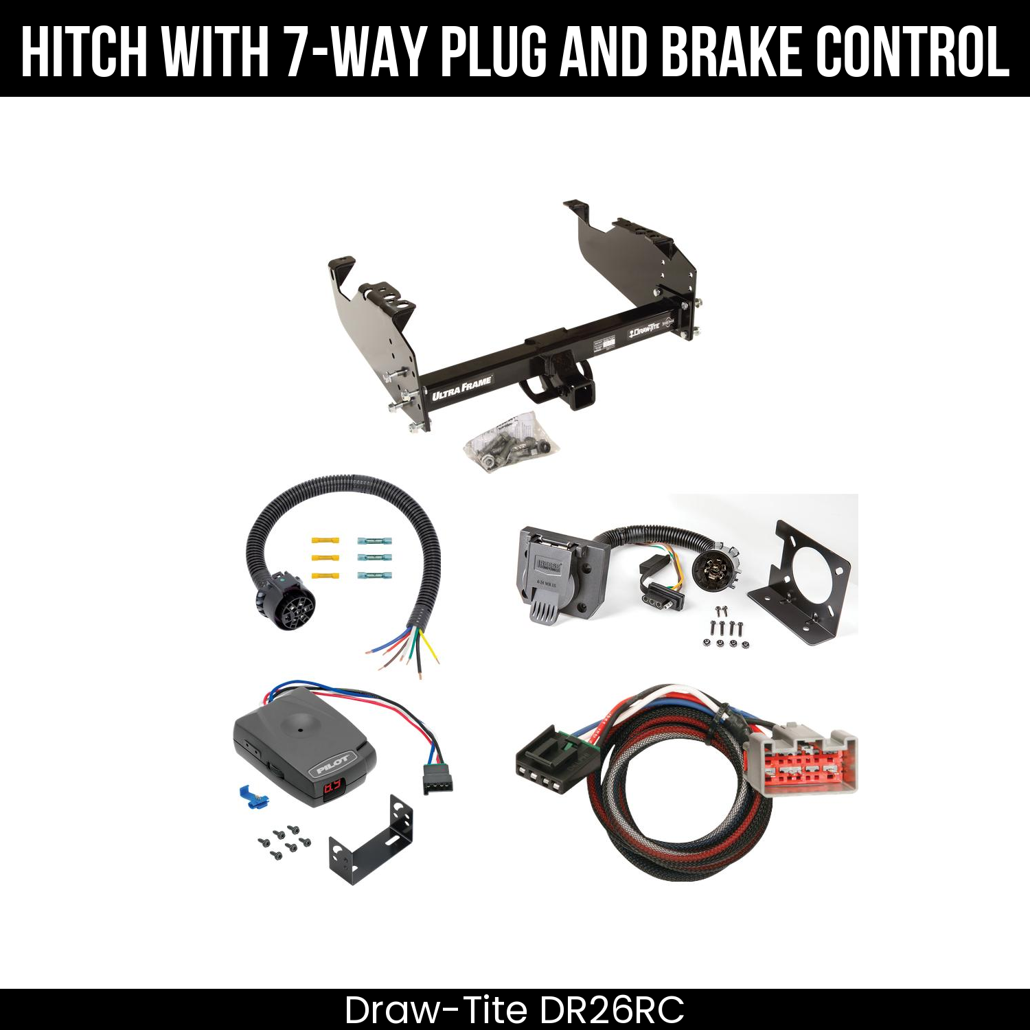 Trailer Hitch , 7-Way , Pro Series Pilot Brake Control