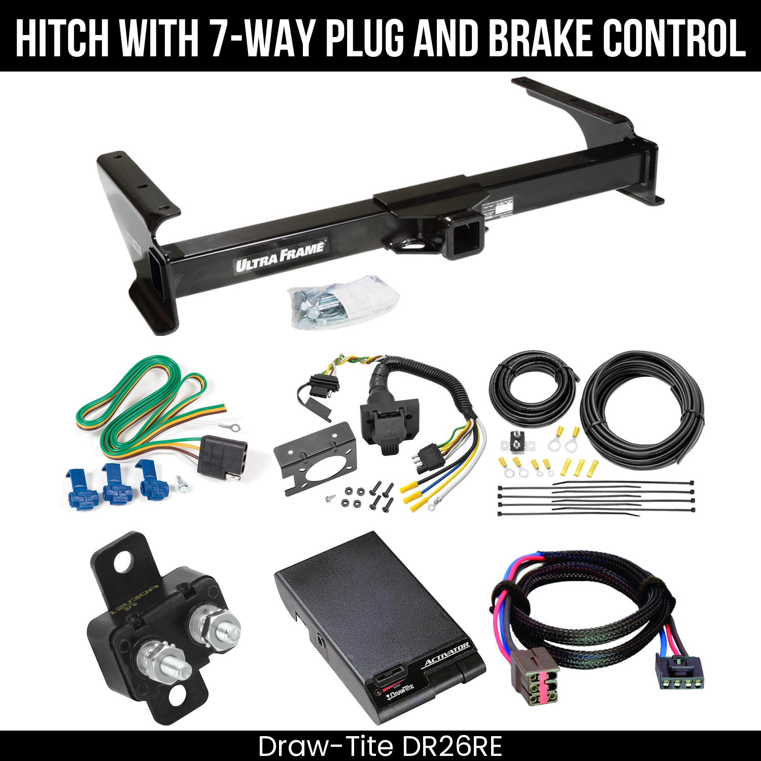 Trailer Hitch , 7-Way , Draw-Tite Activator Brake Control