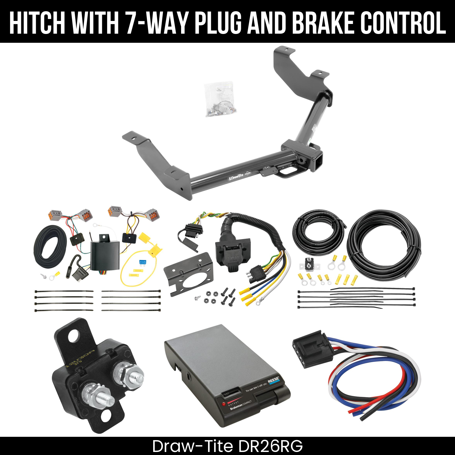 Trailer Hitch , 7-Way , Reese Brakeman Brake Control