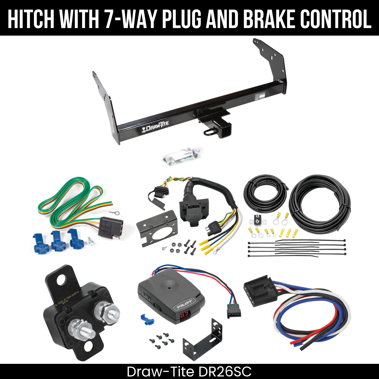 Trailer Hitch , 7-Way , Pro Series Pilot Brake Control