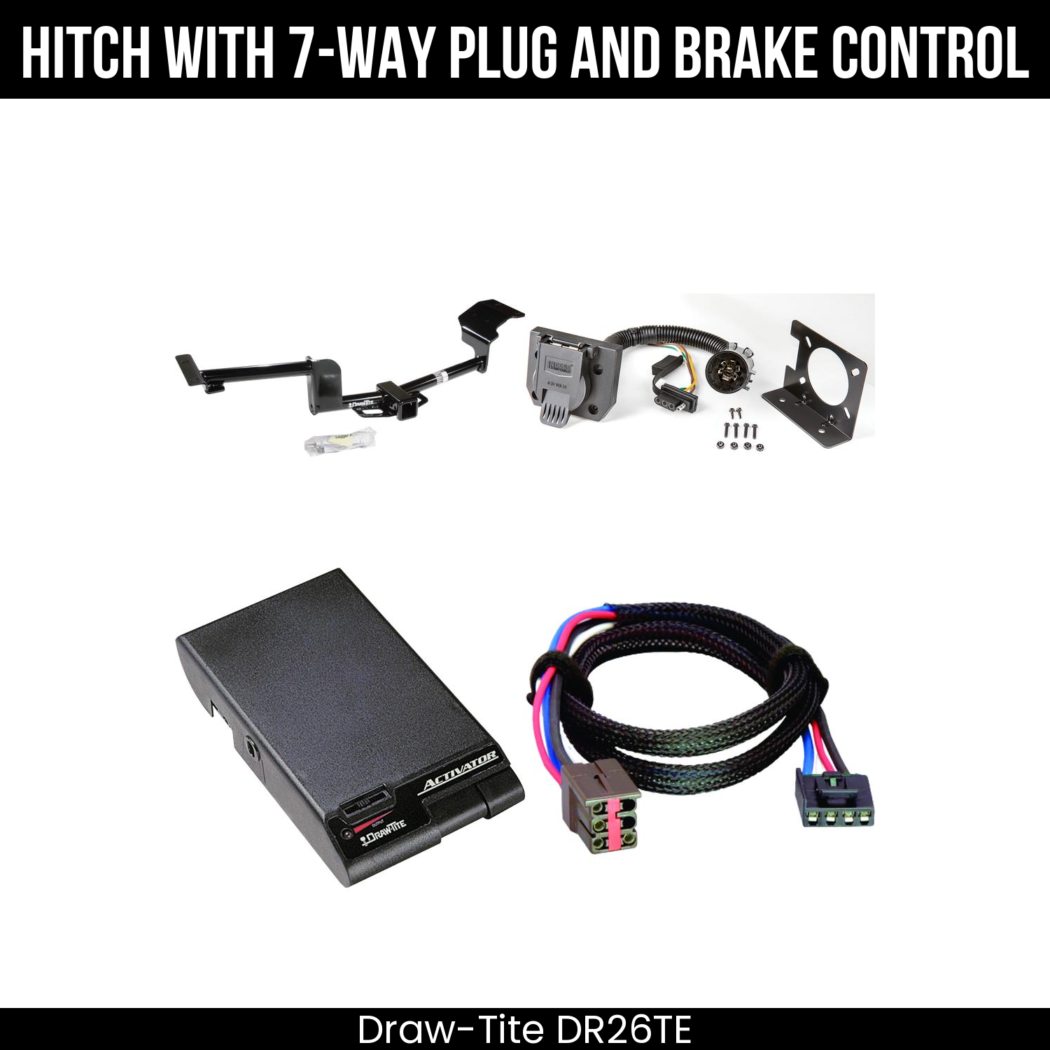 Trailer Hitch , 7-Way , Draw-Tite Activator Brake Control