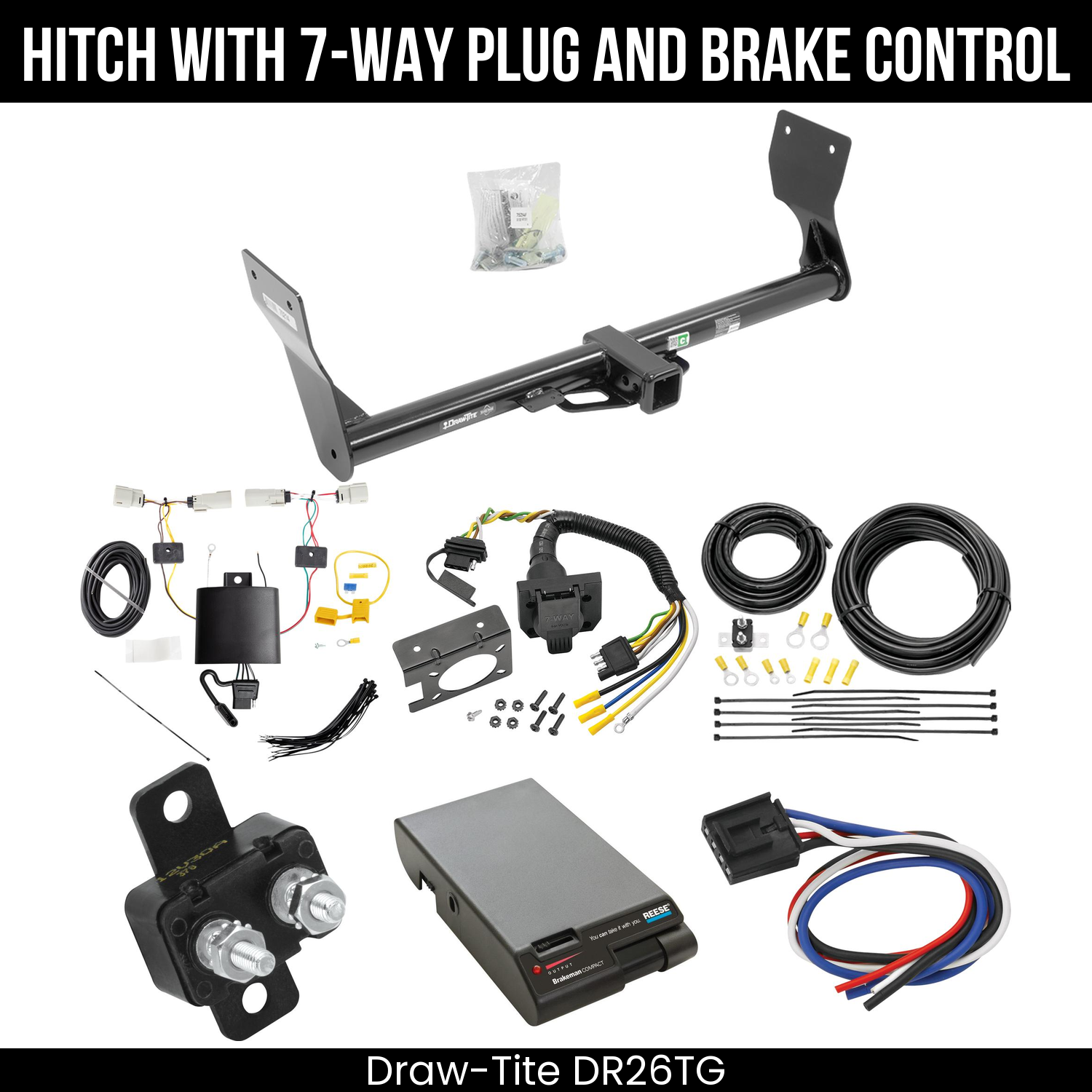Trailer Hitch , 7-Way , Reese Brakeman Brake Control