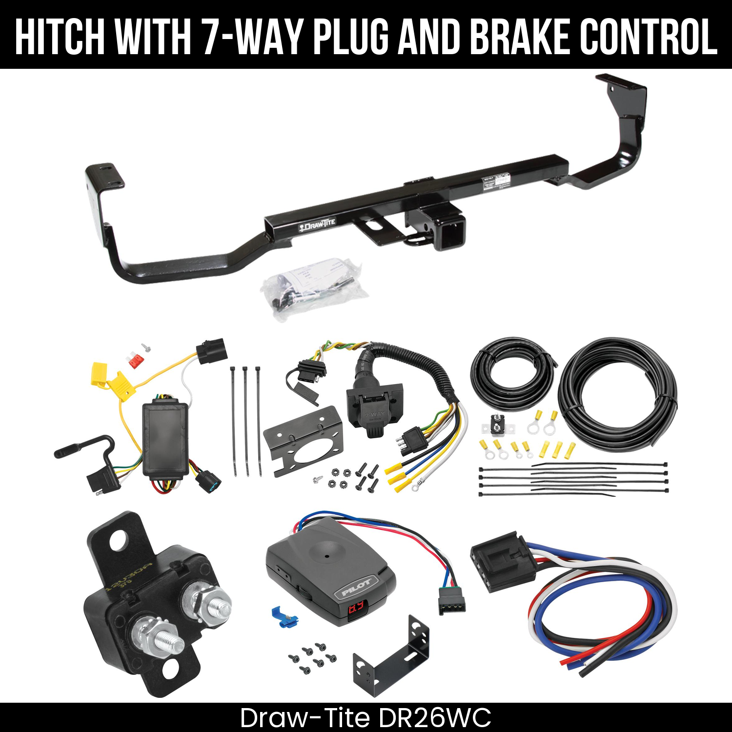 Trailer Hitch , 7-Way , Pro Series Pilot Brake Control