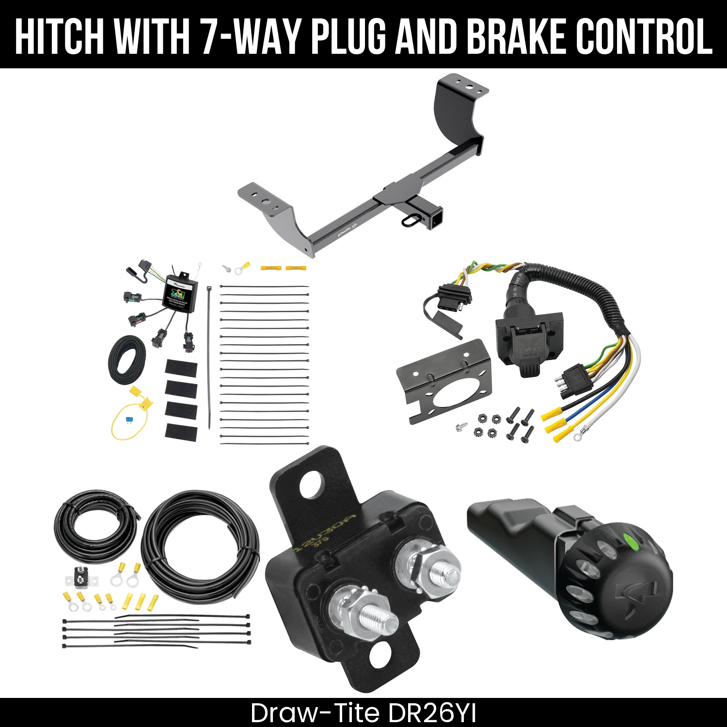Trailer Hitch , 7-Way , Tekonsha Voyager iD Smart Brake Control
