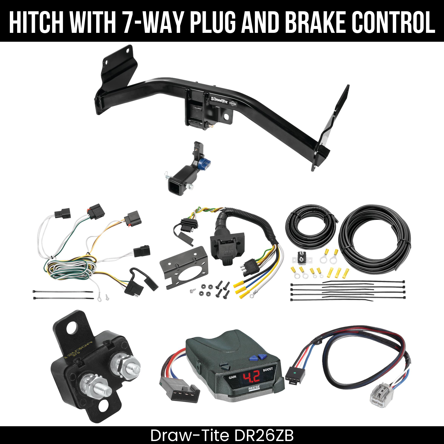 Trailer Hitch , 7-Way , Reese Brake EVN Control