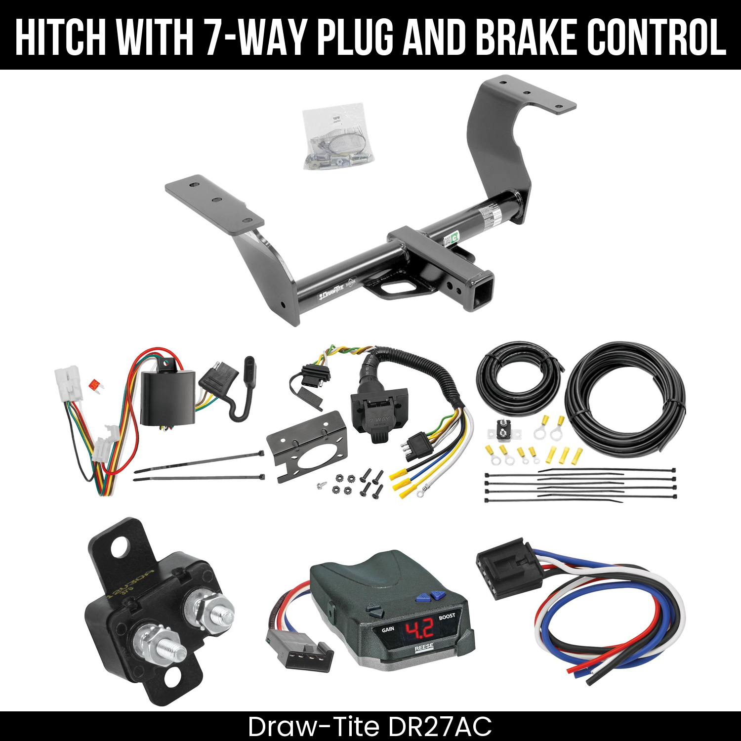 Trailer Hitch , 7-Way , Reese Brake EVN Control