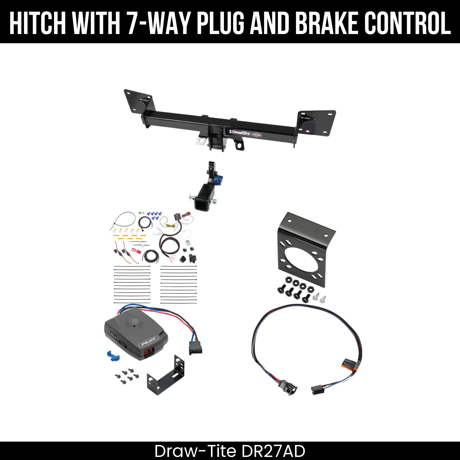Trailer Hitch , 7-Way , Pro Series Pilot Brake Control