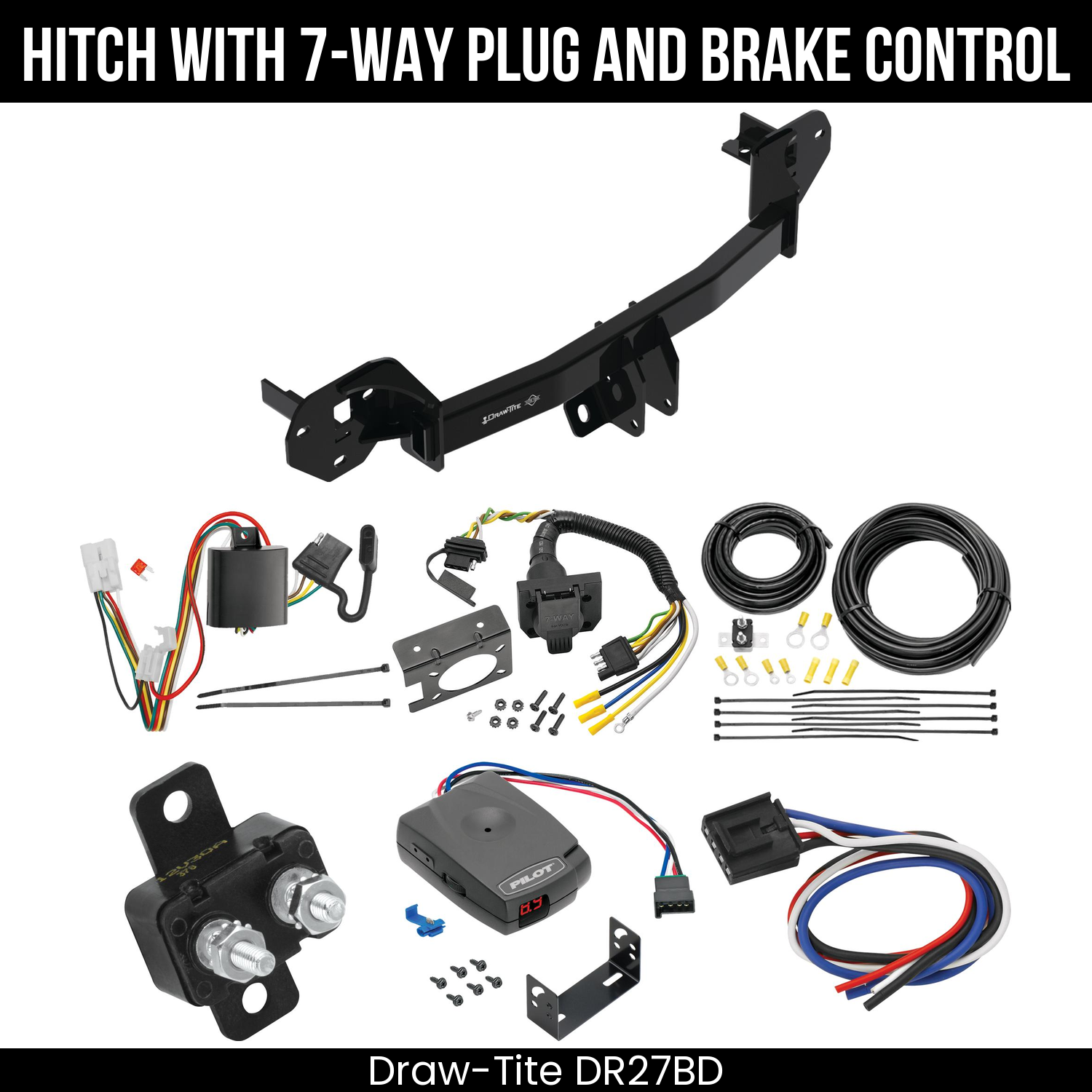 Trailer Hitch , 7-Way , Pro Series Pilot Brake Control