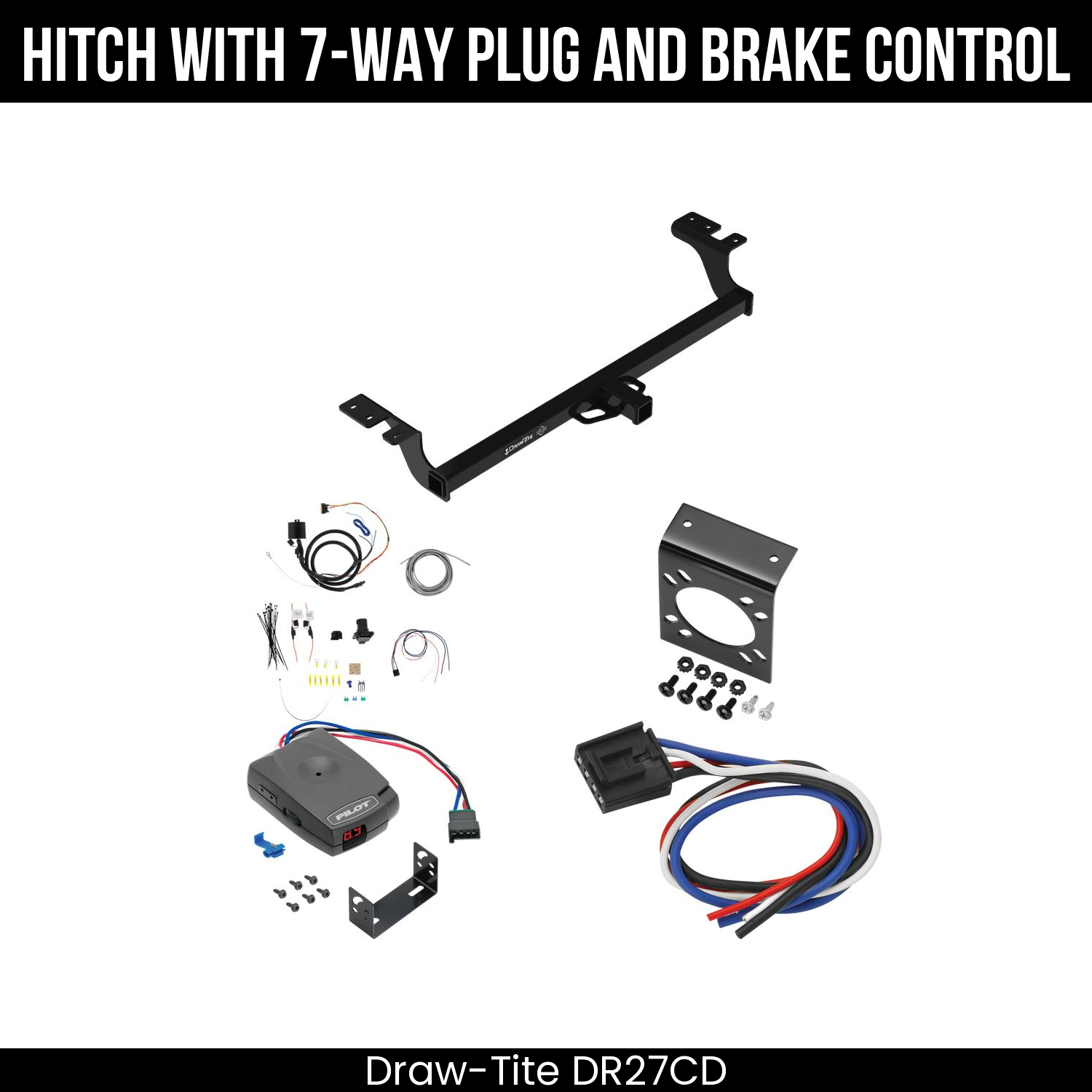 Trailer Hitch , 7-Way , Pro Series Pilot Brake Control
