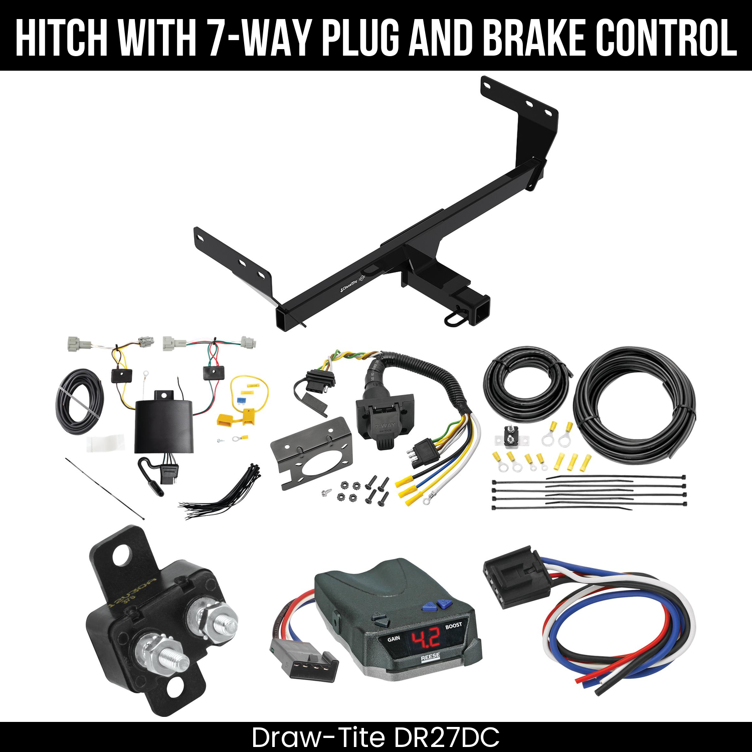 Trailer Hitch , 7-Way , Reese Brake EVN Control