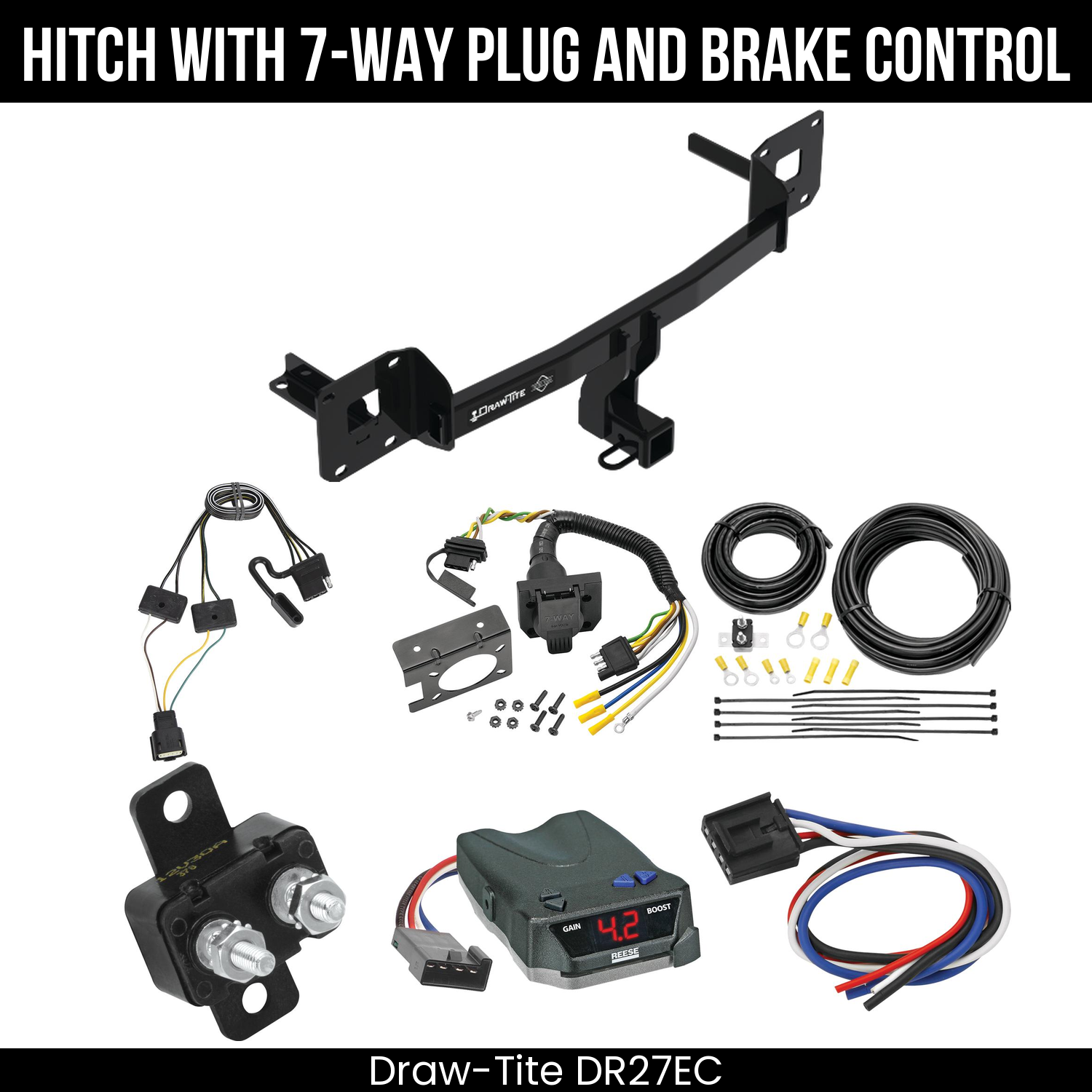 Trailer Hitch , 7-Way , Reese Brake EVN Control