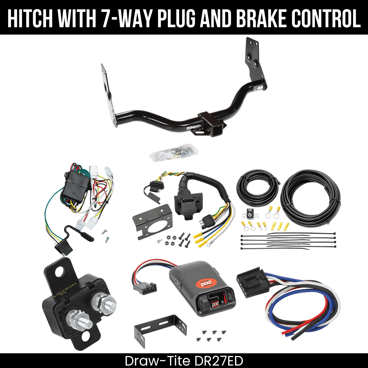Trailer Hitch , 7-Way , Pro Series POD Brake Control