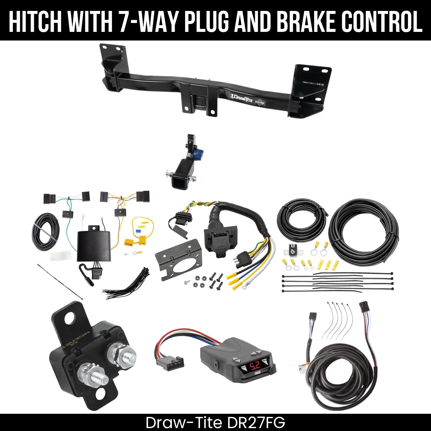 Trailer Hitch , 7-Way , Reese Brakeman IV Brake Control