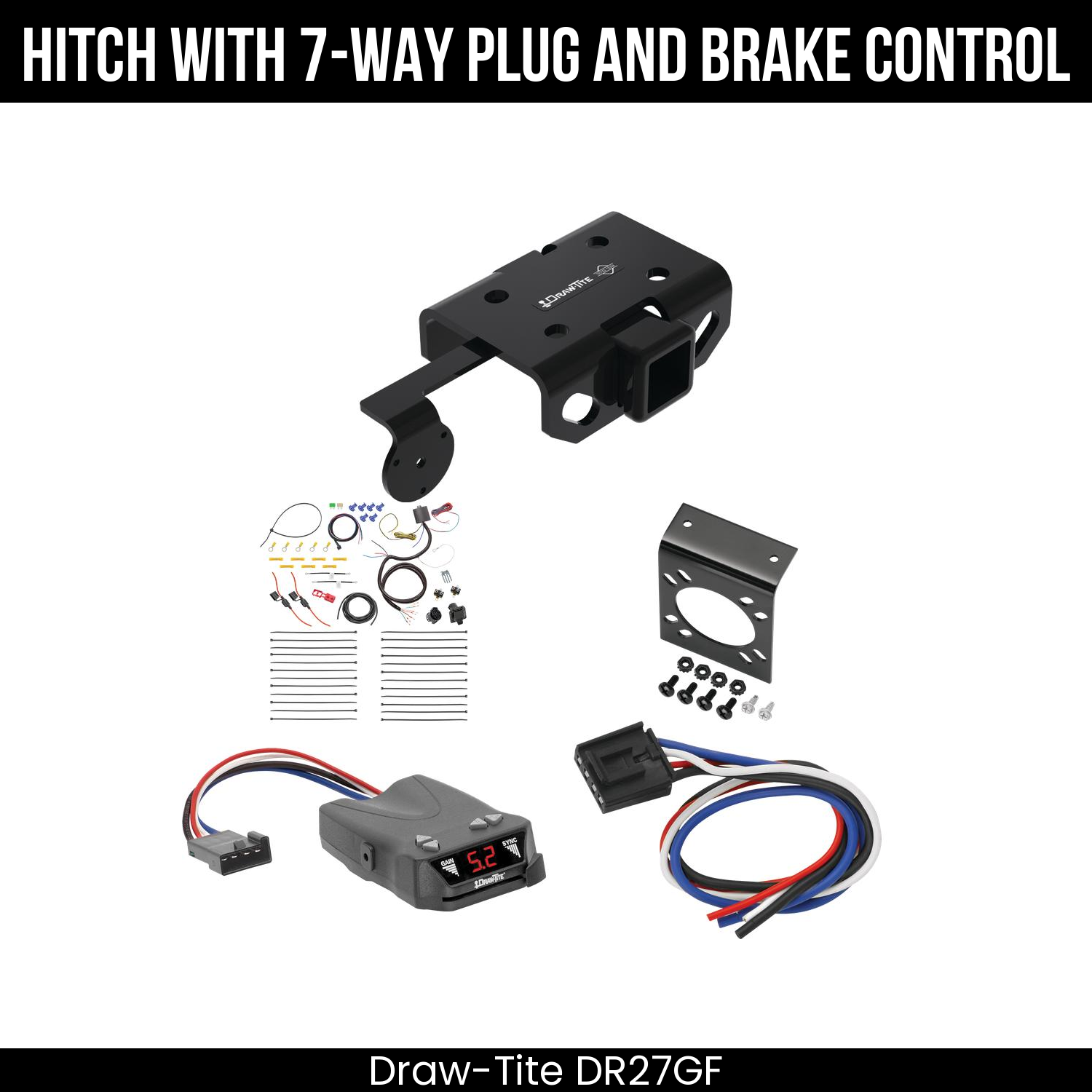 Trailer Hitch , 7-Way , Draw-Tite Activator IV Brake Control